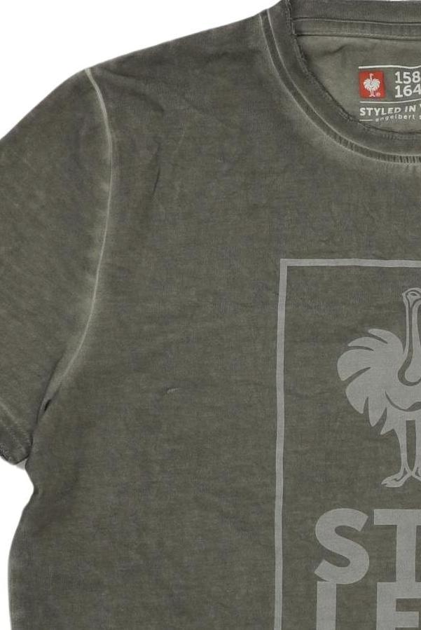 Thumbnail - engelbert strauss Herren T-Shirt, grau, Gr. 158