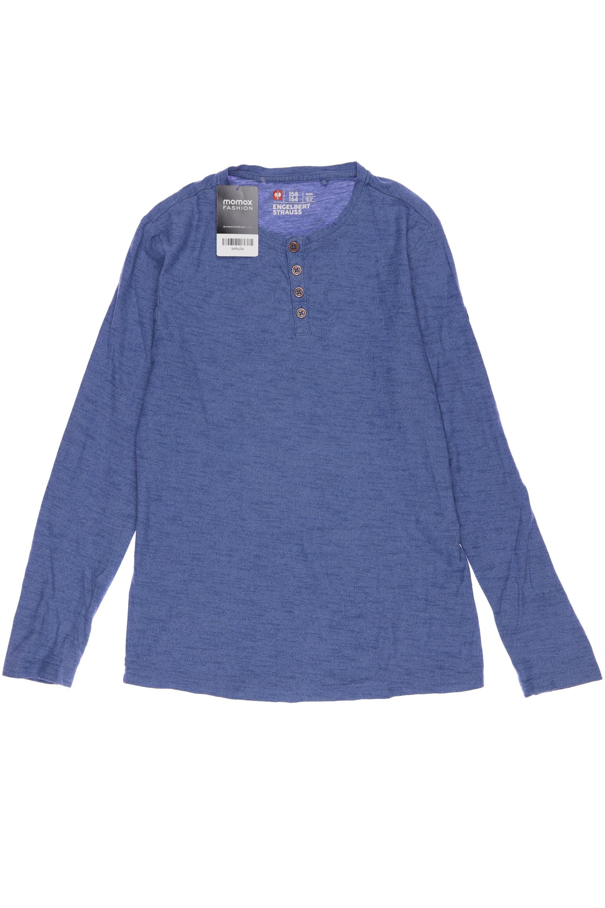 

engelbert strauss Herren Langarmshirt, blau, Gr. 158/164