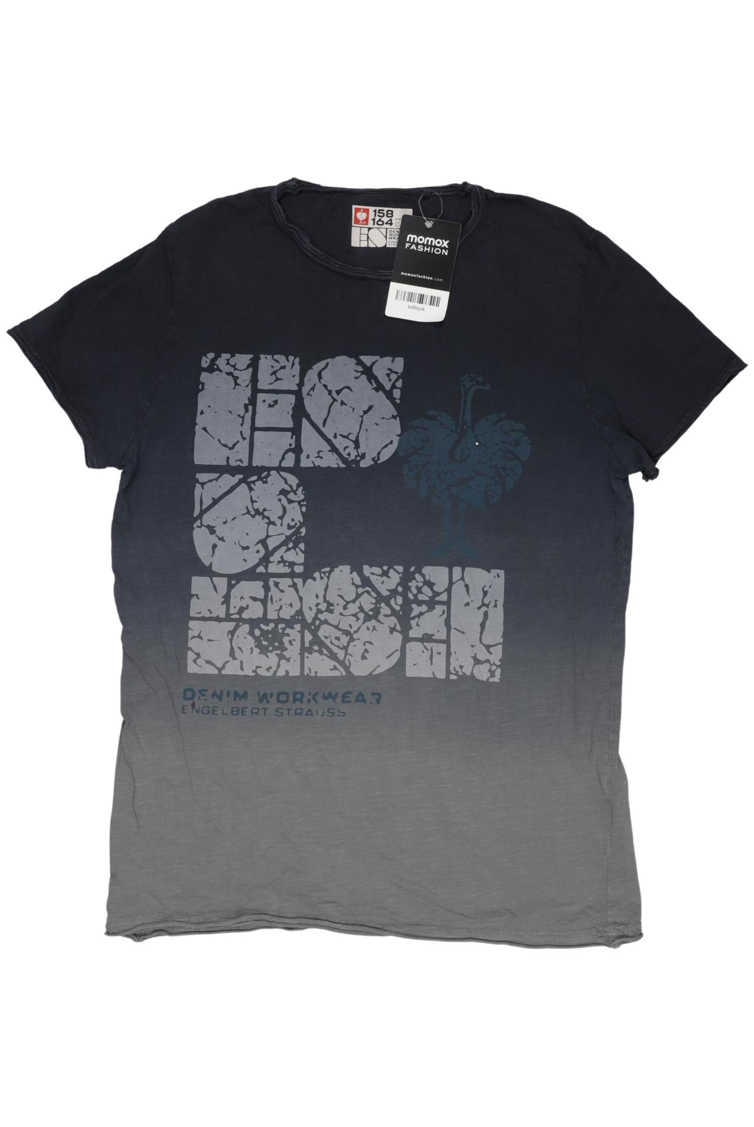 

engelbert strauss Herren T-Shirt, marineblau, Gr. 158