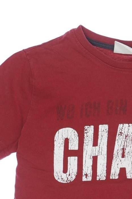 Thumbnail - engelbert strauss Jungen T-Shirt, rot, Gr. 116
