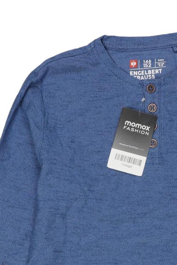 Thumbnail - engelbert strauss Jungen Langarmshirt, blau, Gr. 146/152