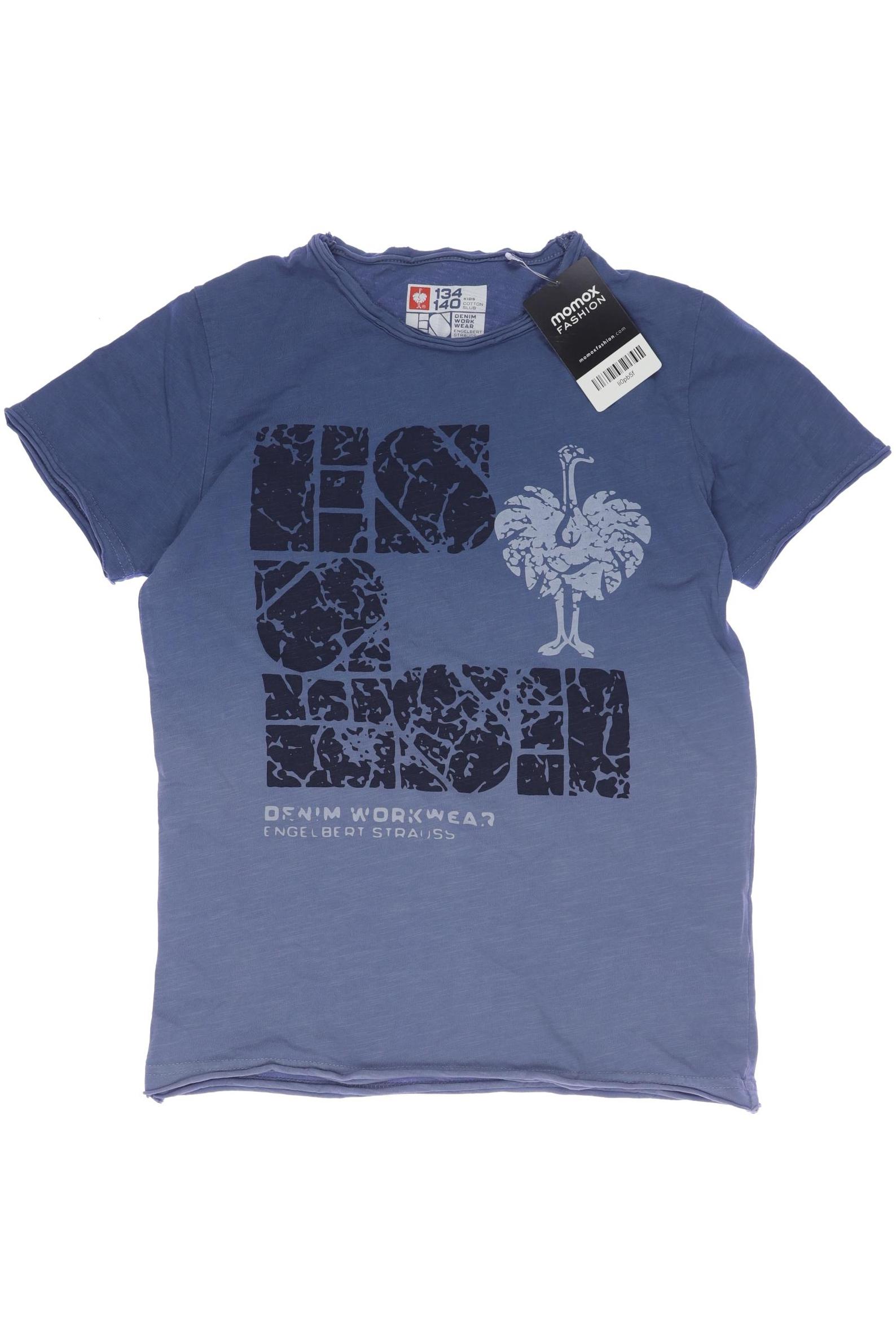 

engelbert strauss Herren T-Shirt, blau, Gr. 134