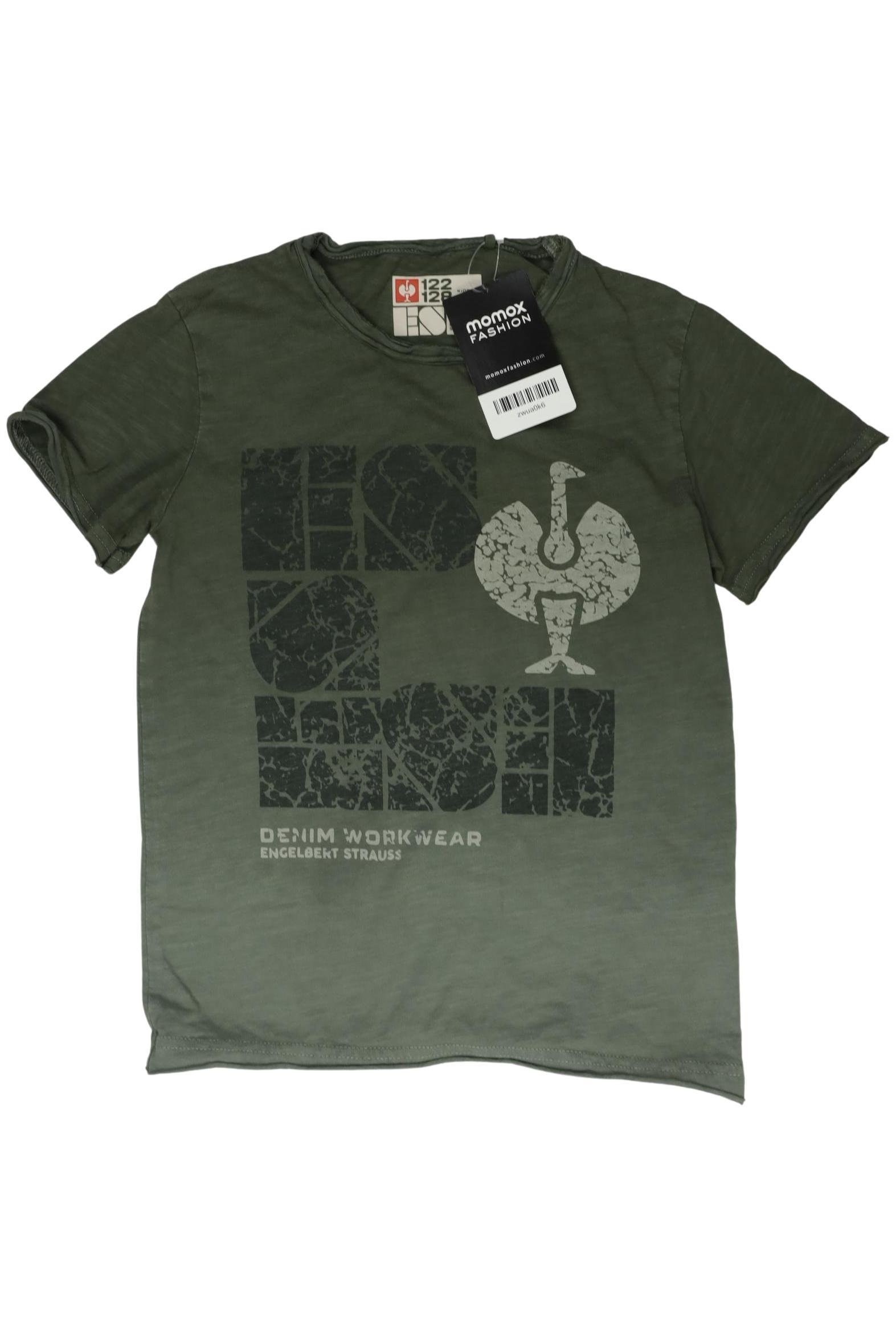 

engelbert strauss Jungen T-Shirt, grün, Gr. 122