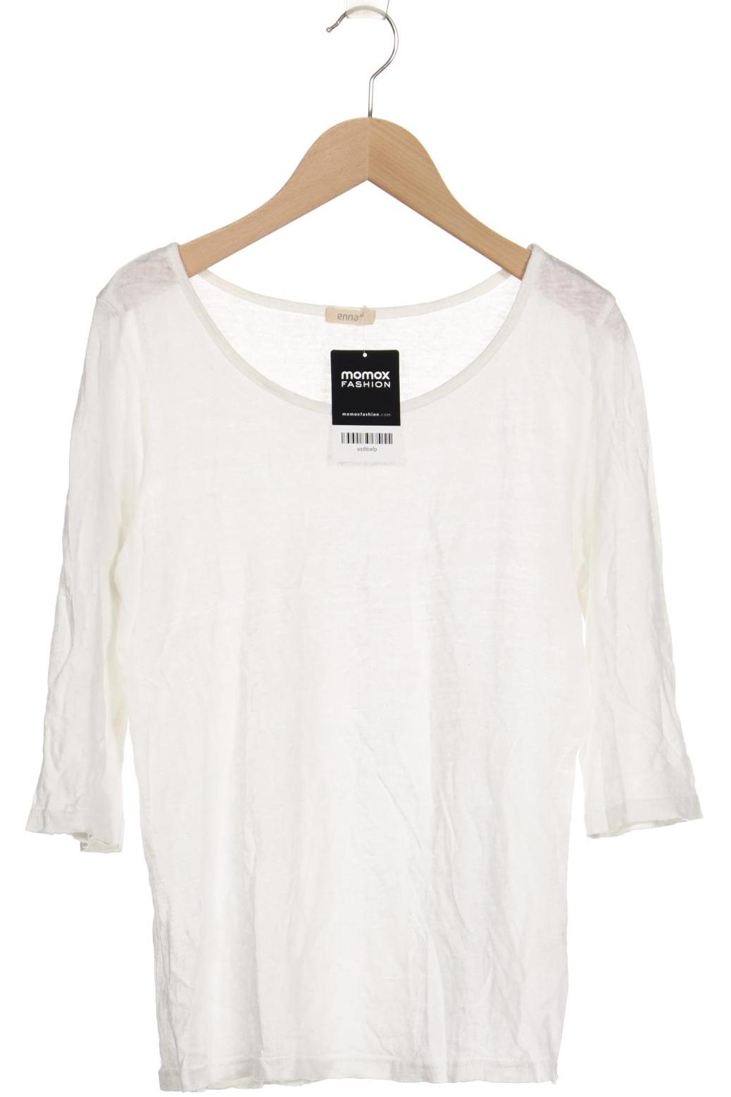 

Enna Damen Langarmshirt, weiß, Gr. 36