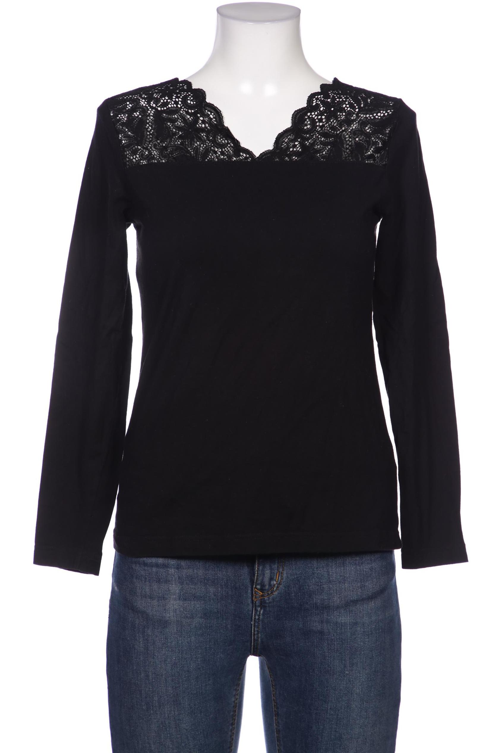 

Enna Damen Langarmshirt, schwarz, Gr. 38