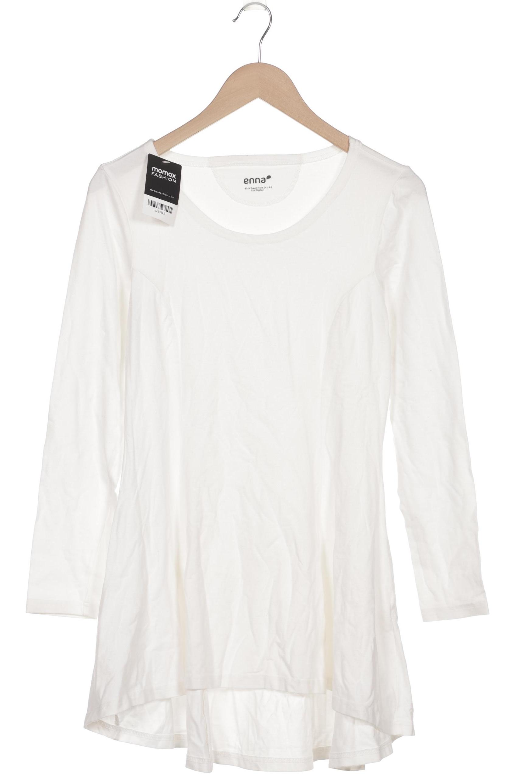 

Enna Damen Langarmshirt, weiß, Gr. 36