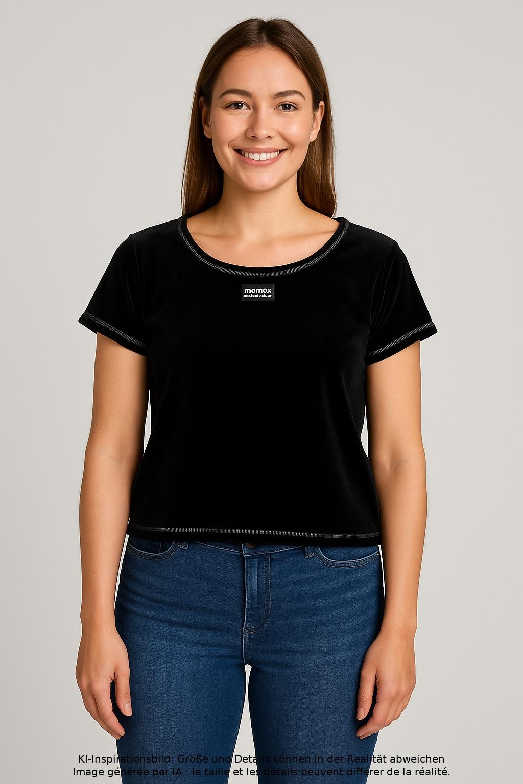 

Enna Damen T-Shirt, schwarz, Gr. 40