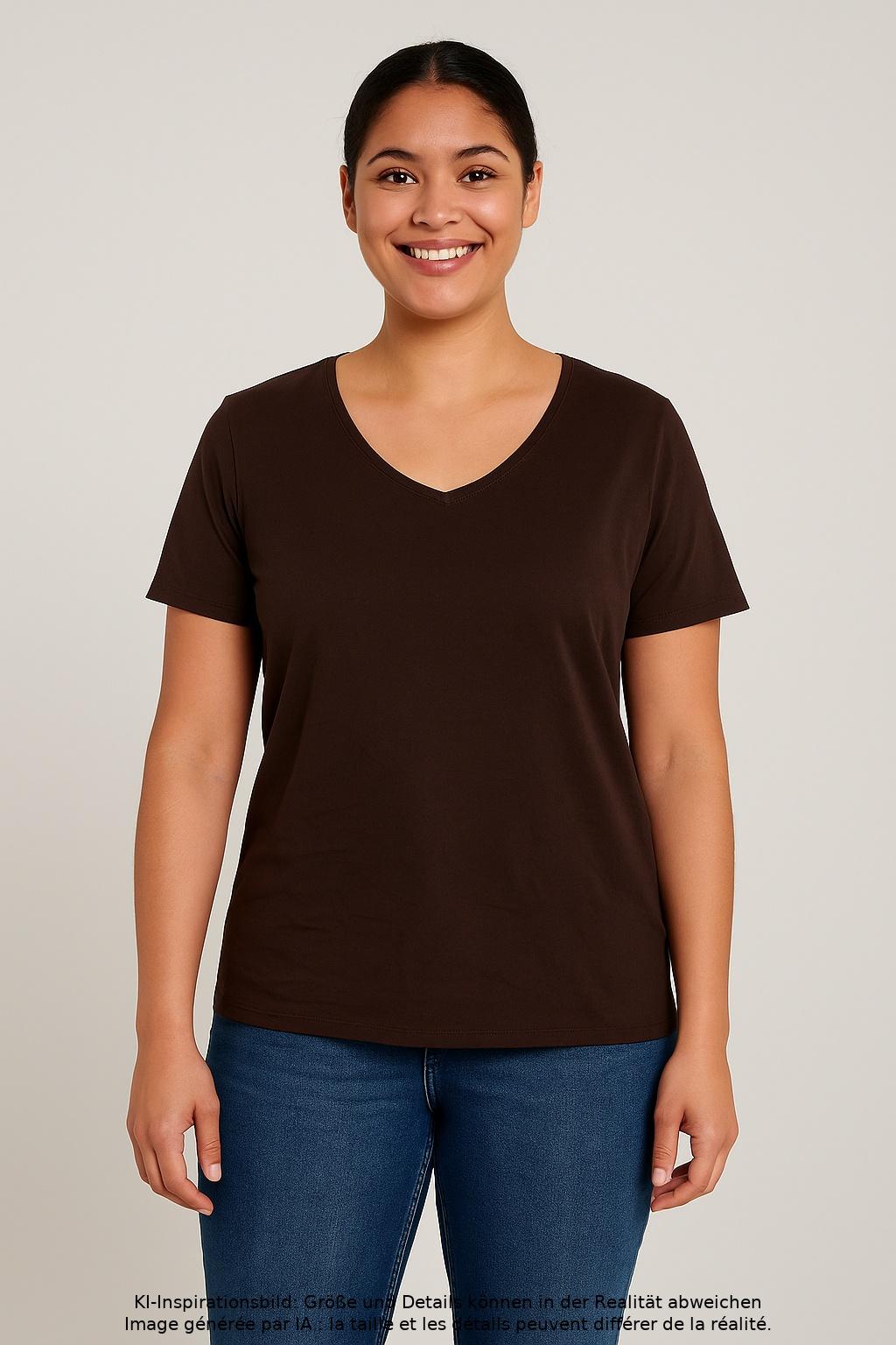 

Enna Damen T-Shirt, braun, Gr. 40
