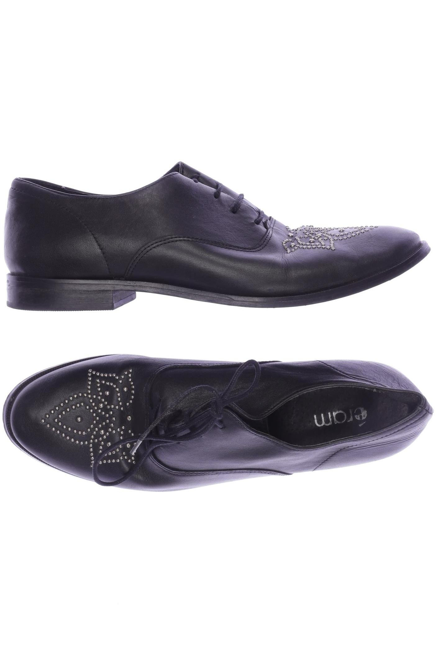 

Eram Damen Halbschuh, schwarz, Gr. 41