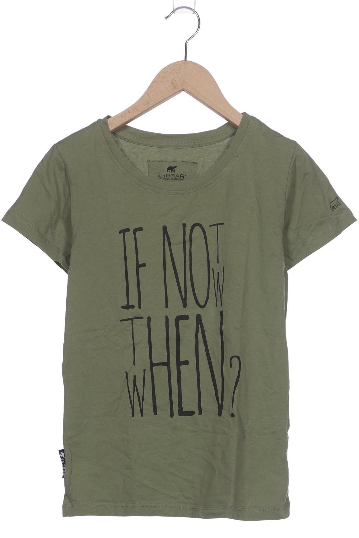 

Erdbär Damen T-Shirt, grün, Gr. 36