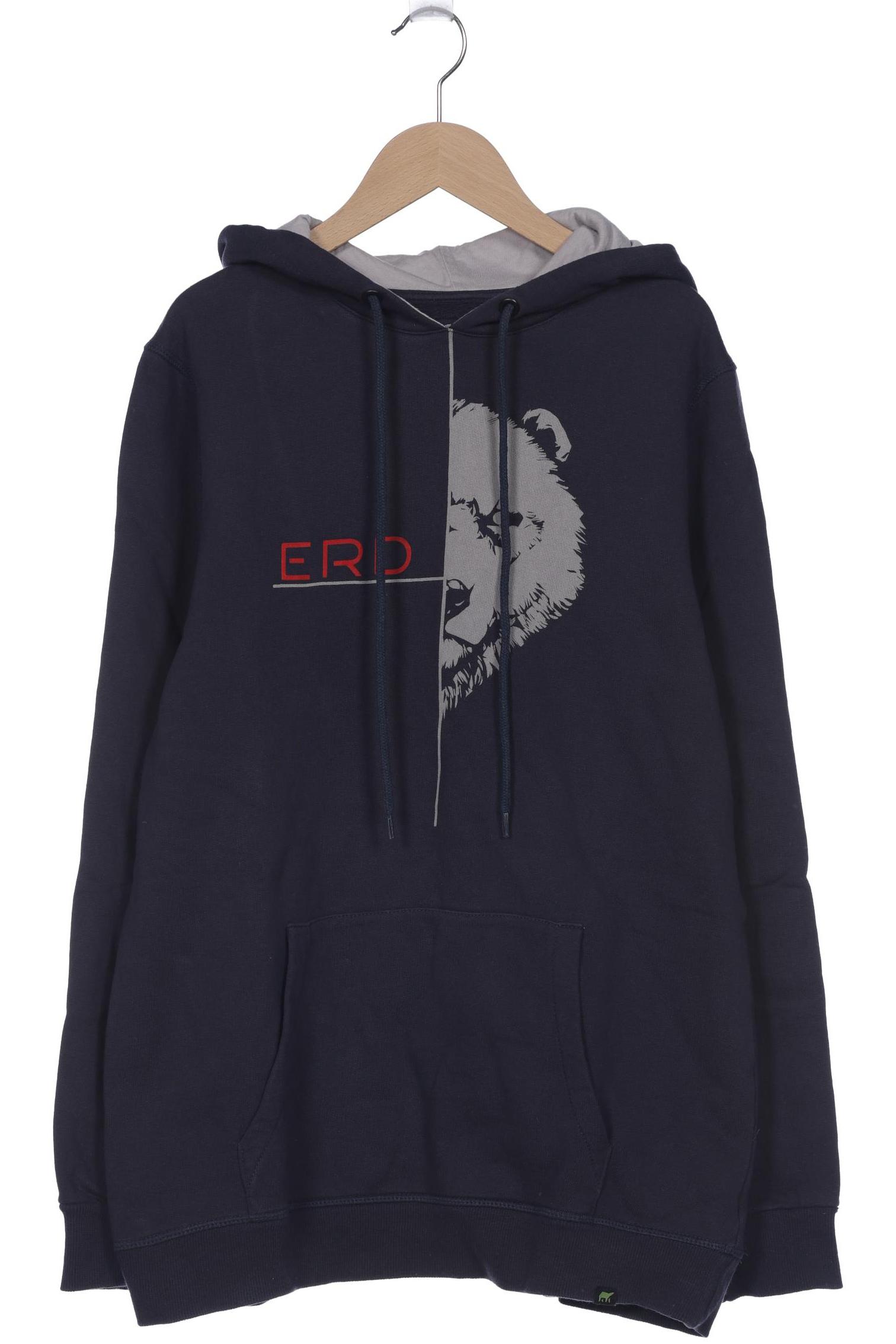 

Erdbär Herren Kapuzenpullover, marineblau, Gr. 52