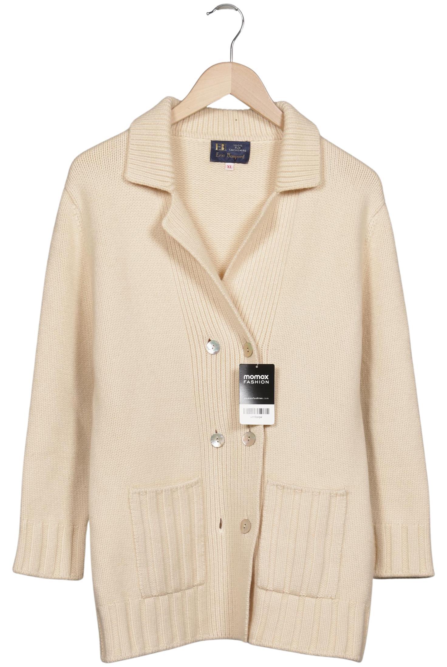 

Eric Bompard Damen Strickjacke, beige, Gr. 44