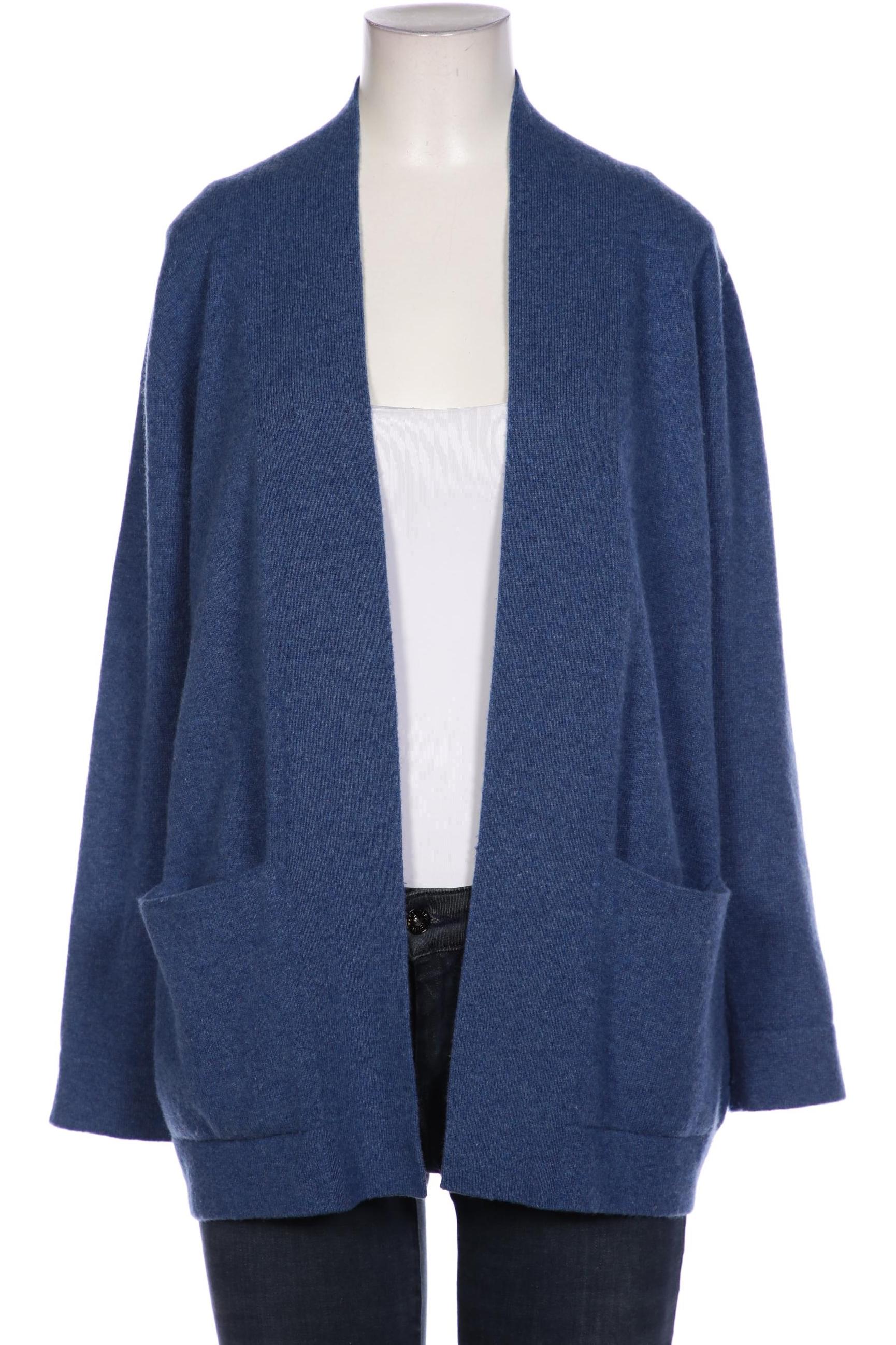 

Eric Bompard Damen Strickjacke, blau, Gr. 36