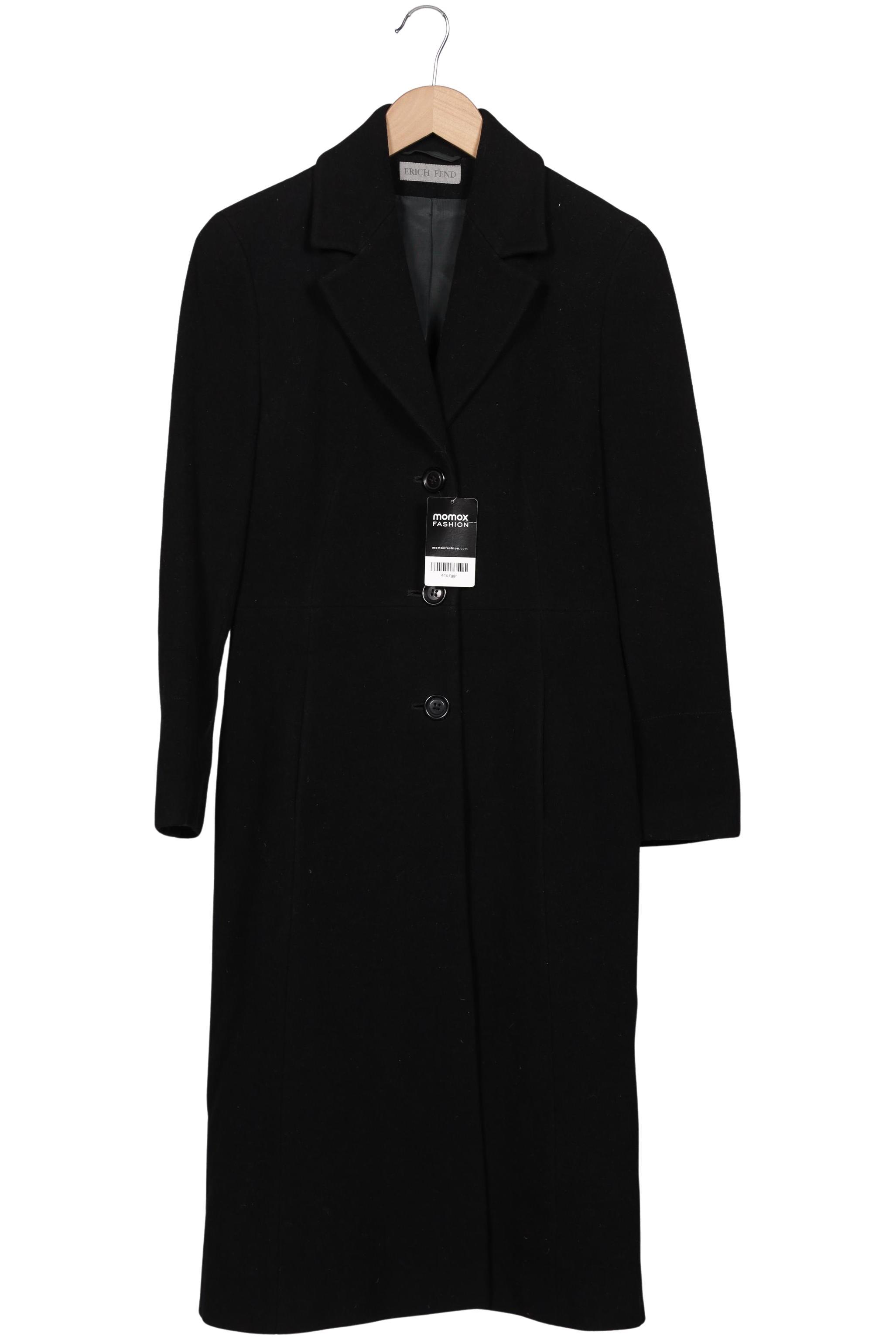 

Erich Fend Damen Mantel, schwarz, Gr. 36