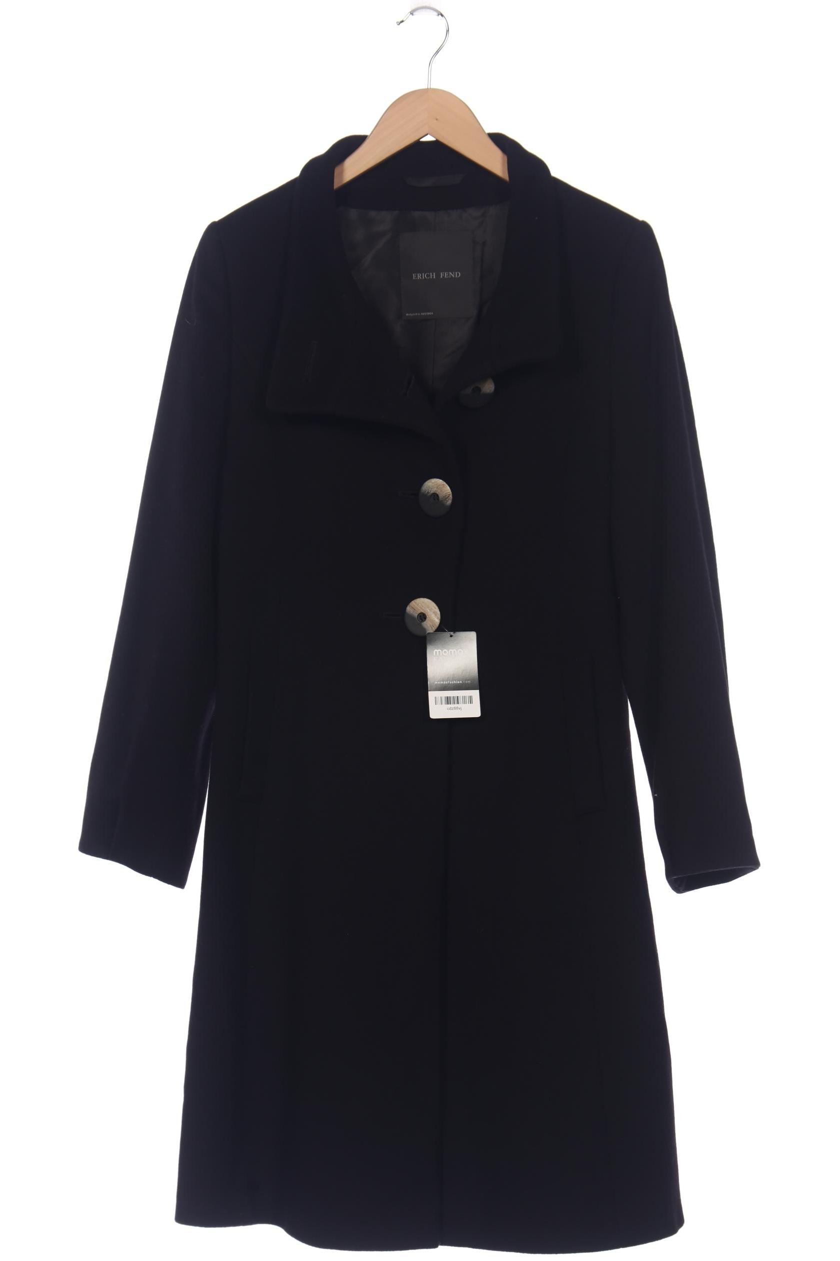 

Erich Fend Damen Mantel, schwarz, Gr. 38