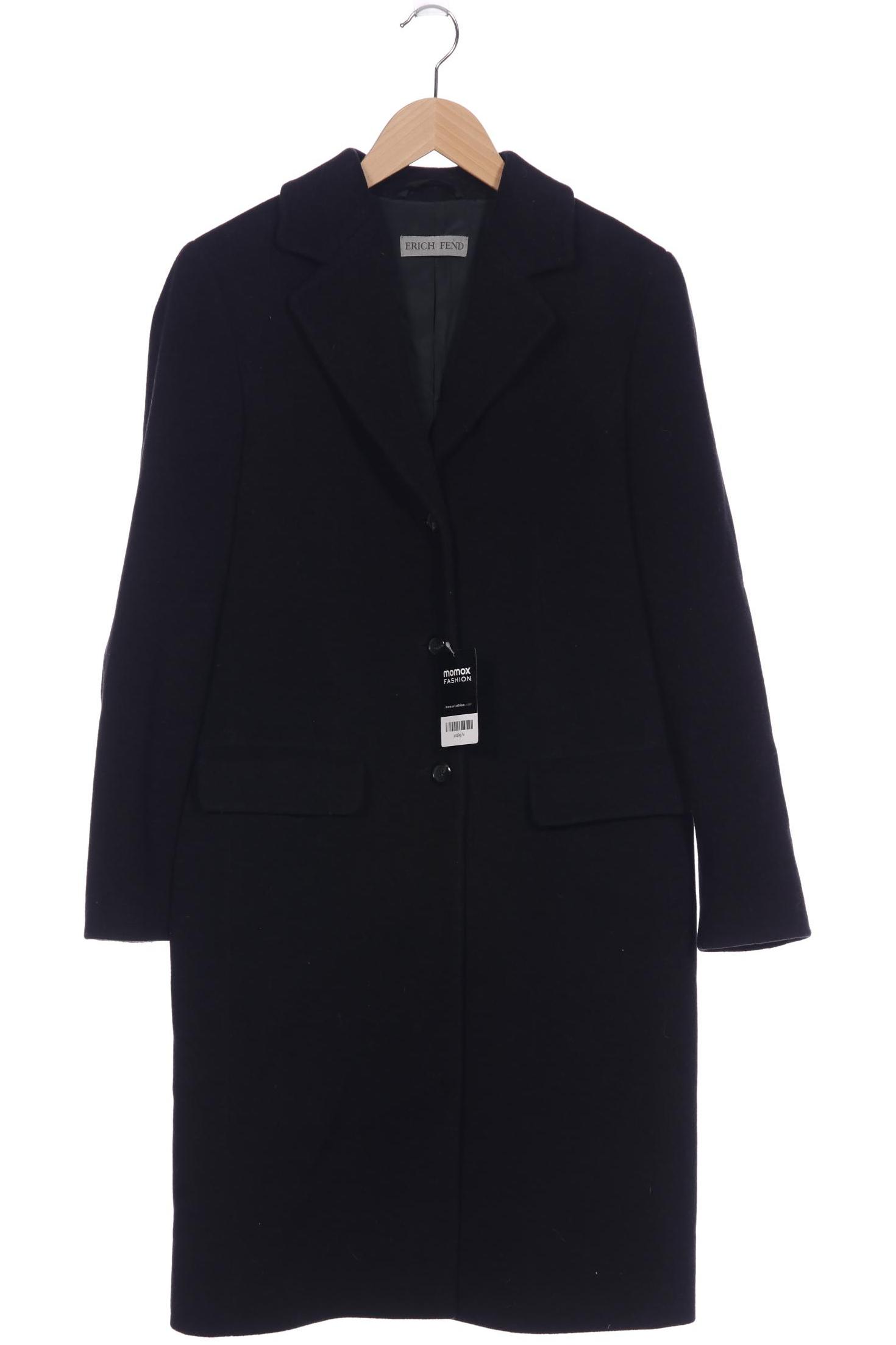 

Erich Fend Damen Mantel, schwarz, Gr. 36