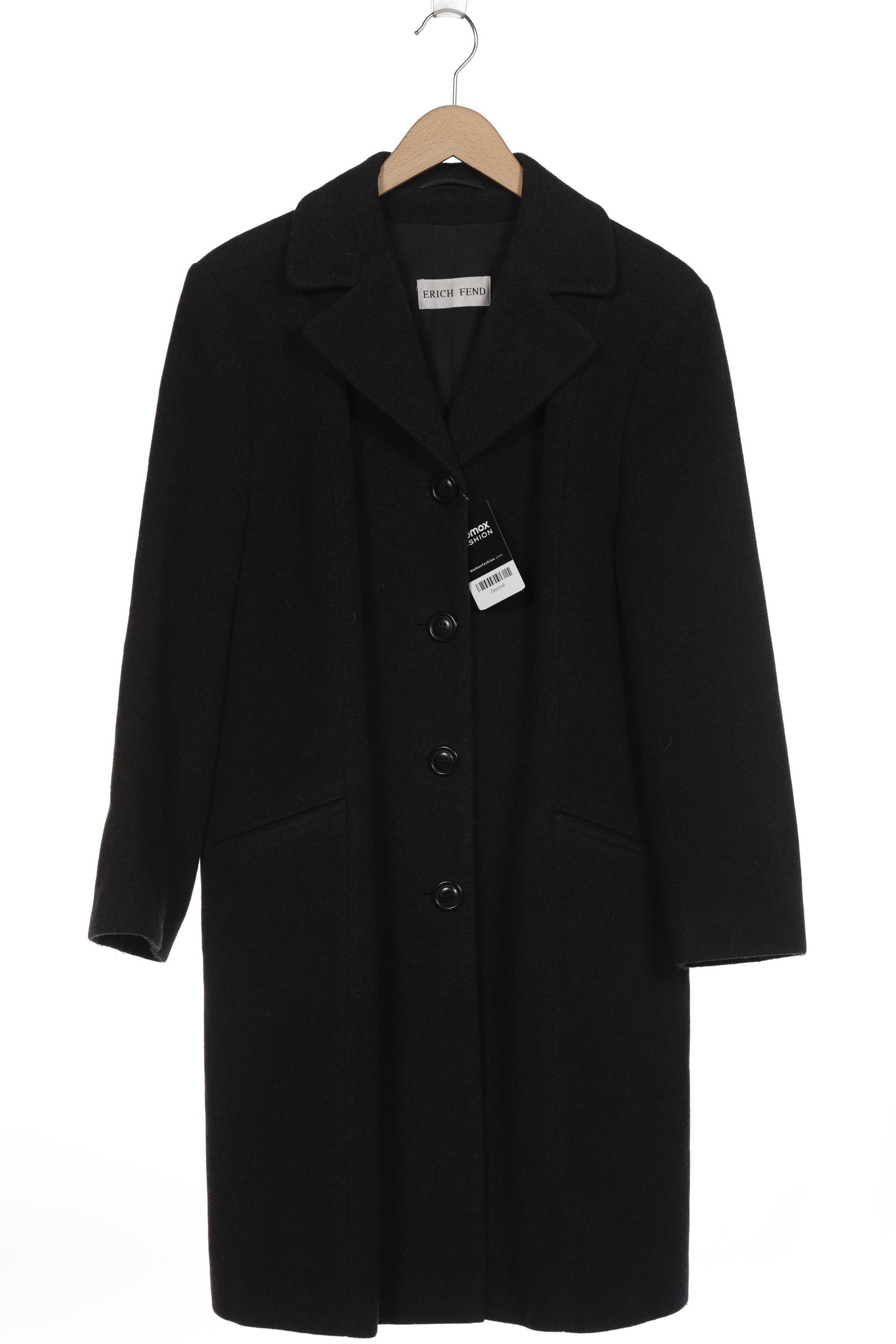 

Erich Fend Damen Mantel, schwarz, Gr. 44