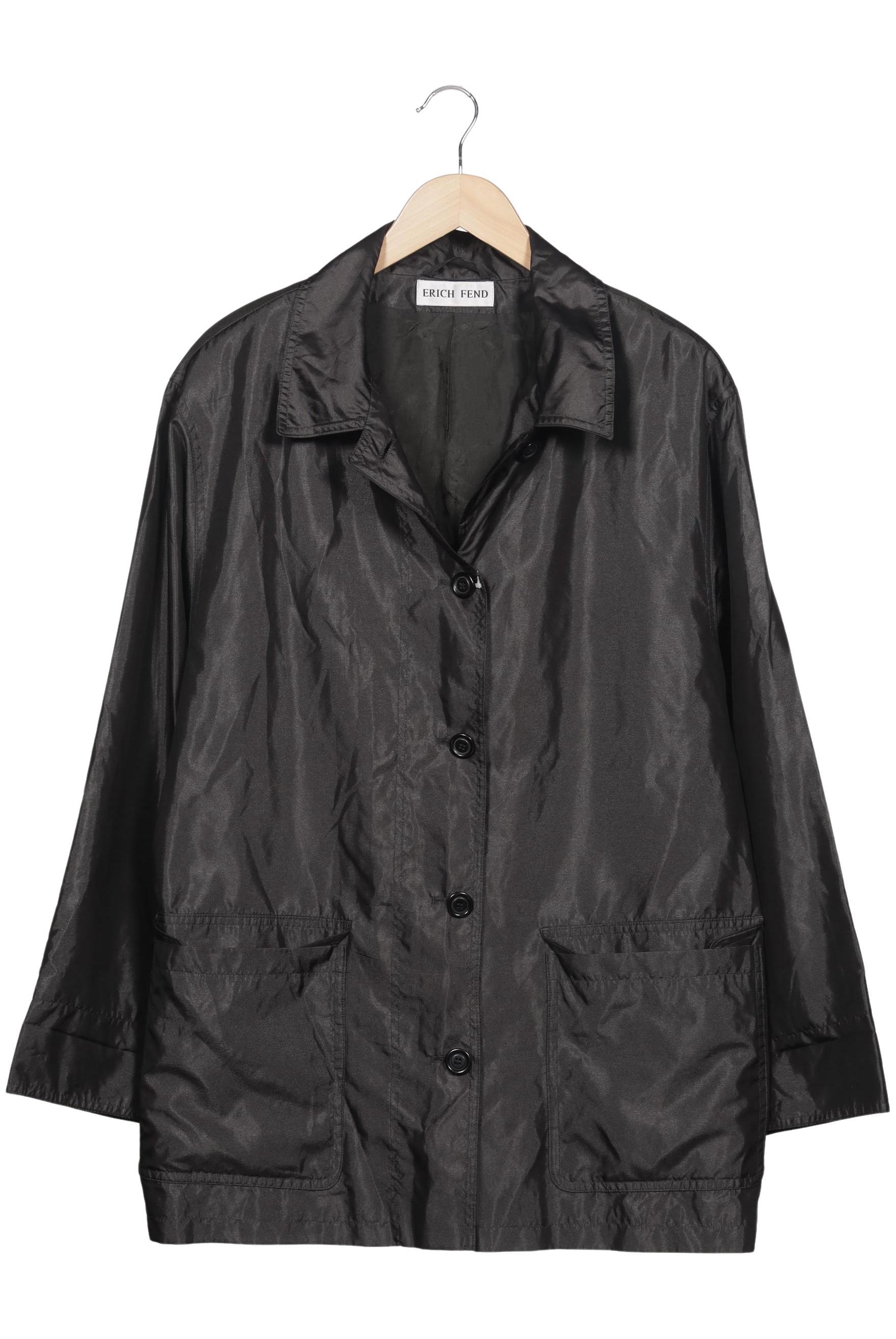 

Erich Fend Damen Mantel, schwarz, Gr. 44