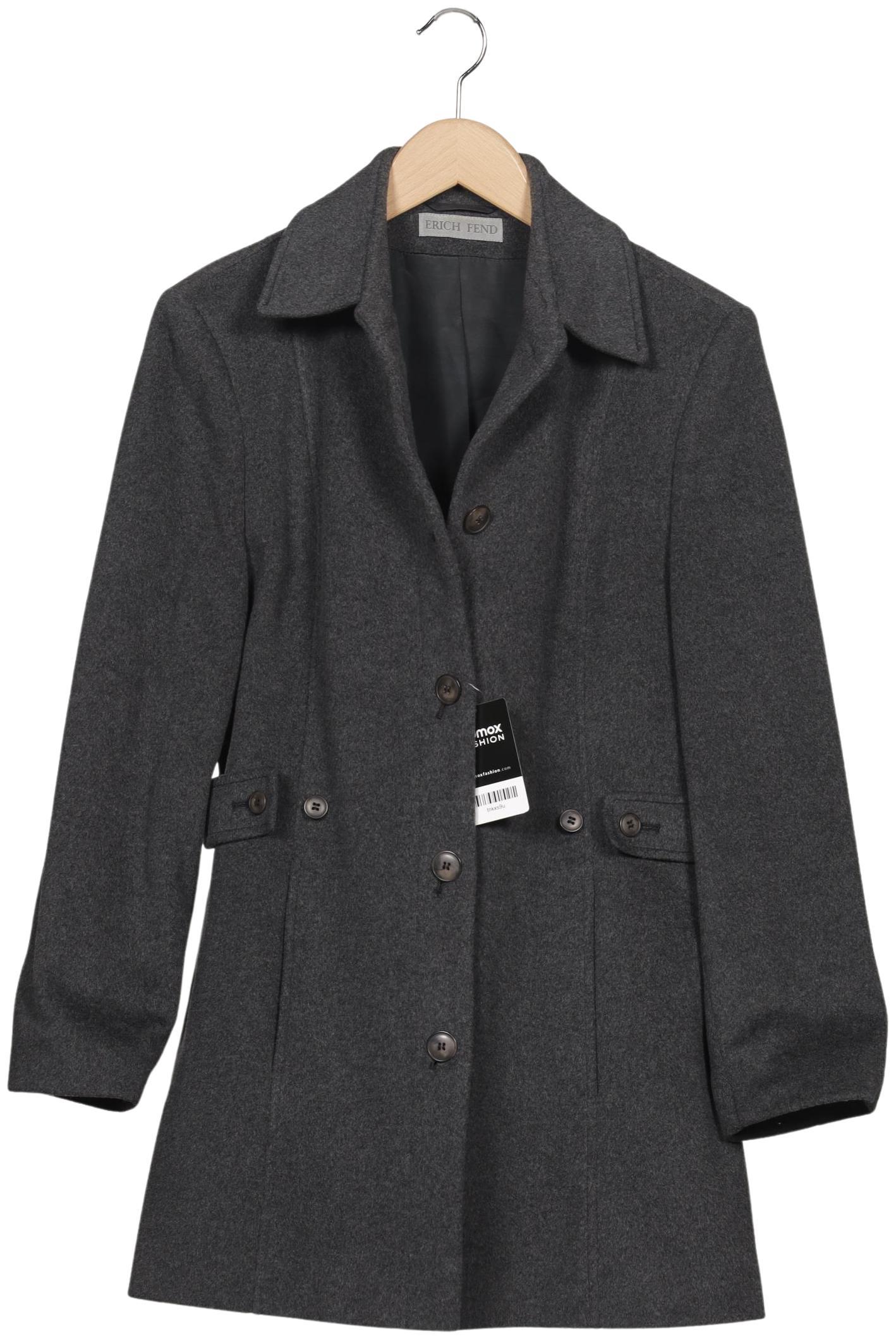 

Erich Fend Damen Mantel, grau, Gr. 38