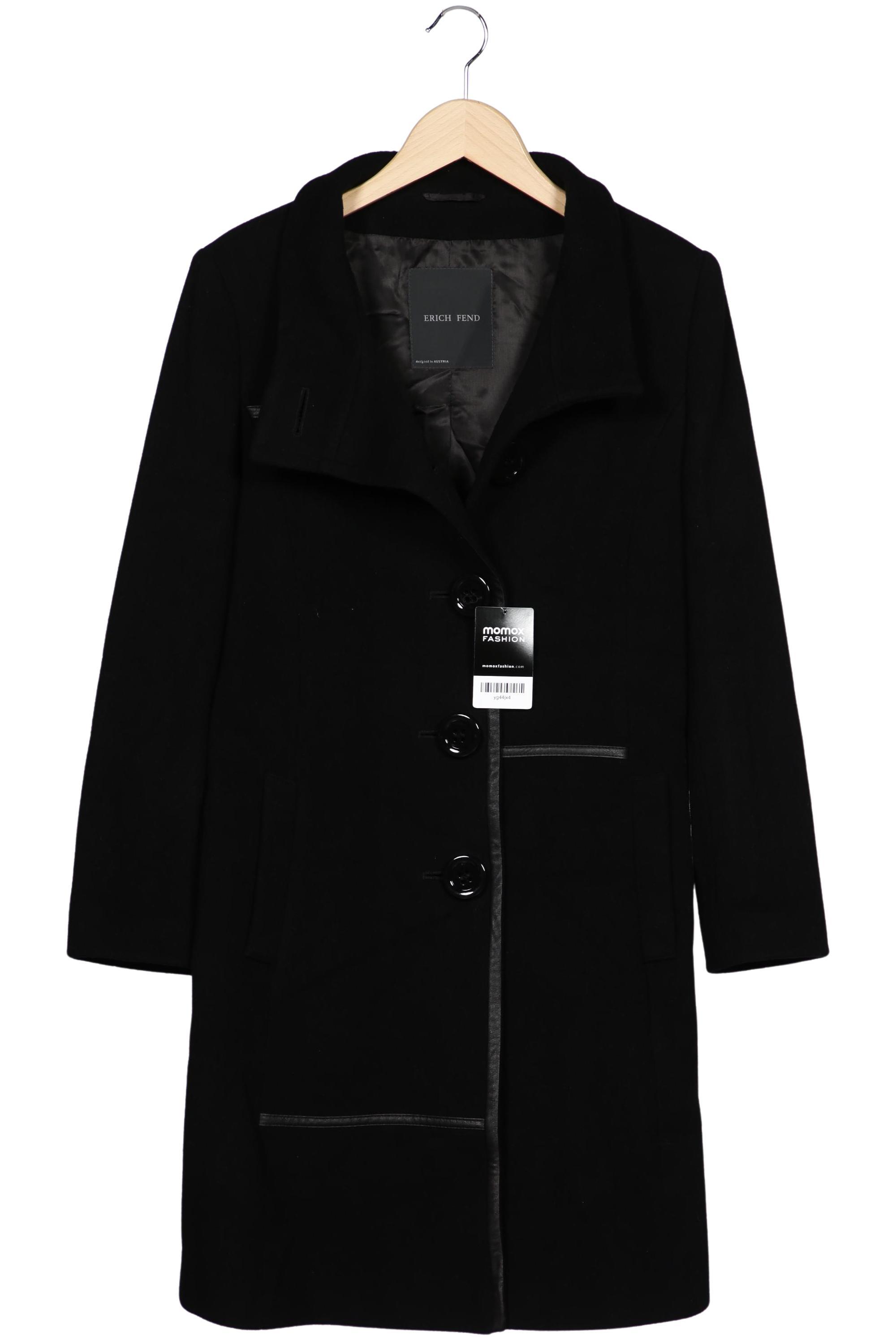 

Erich Fend Damen Mantel, schwarz, Gr. 38