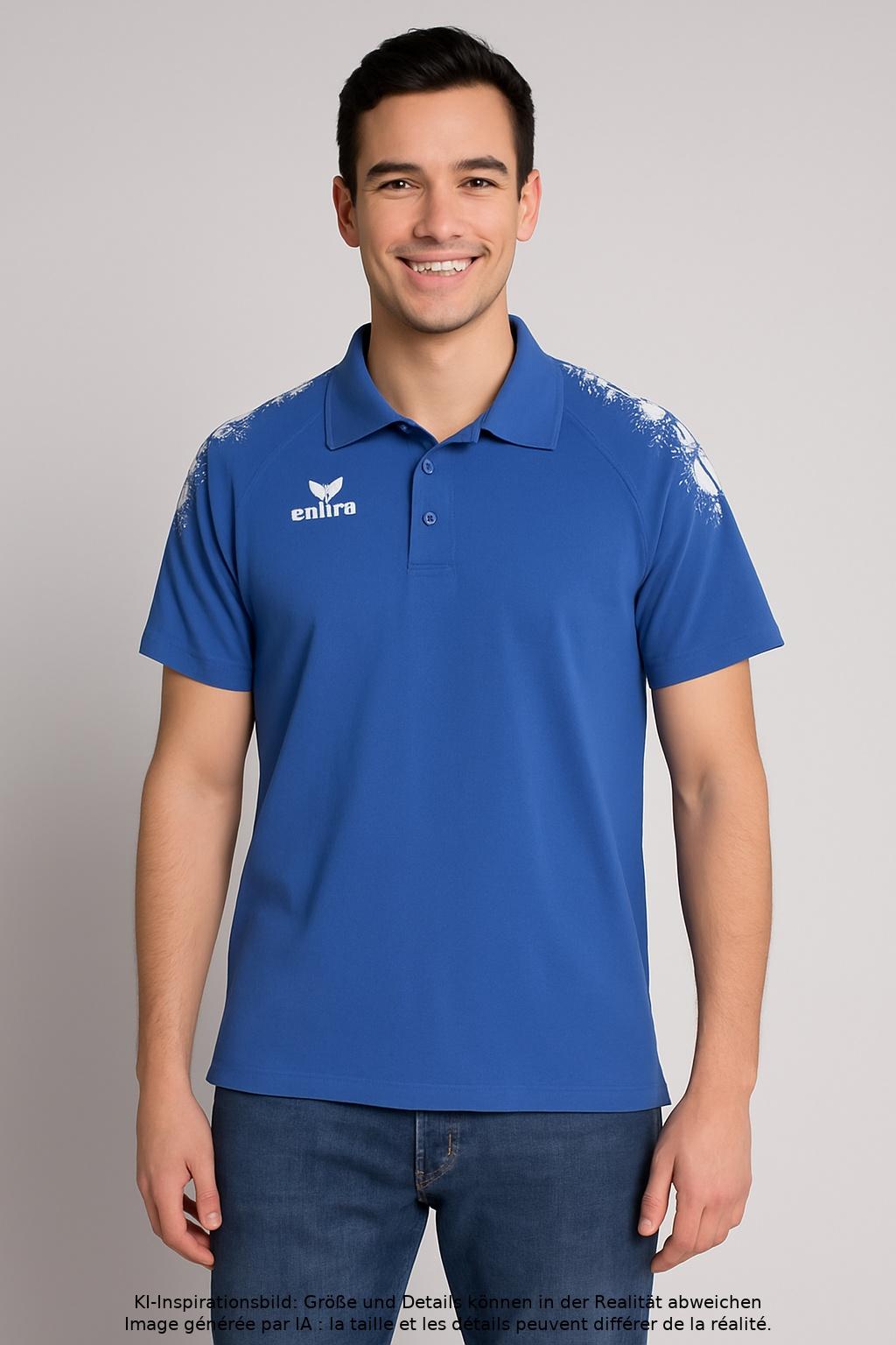 

Erima Herren Poloshirt, blau, Gr. 52