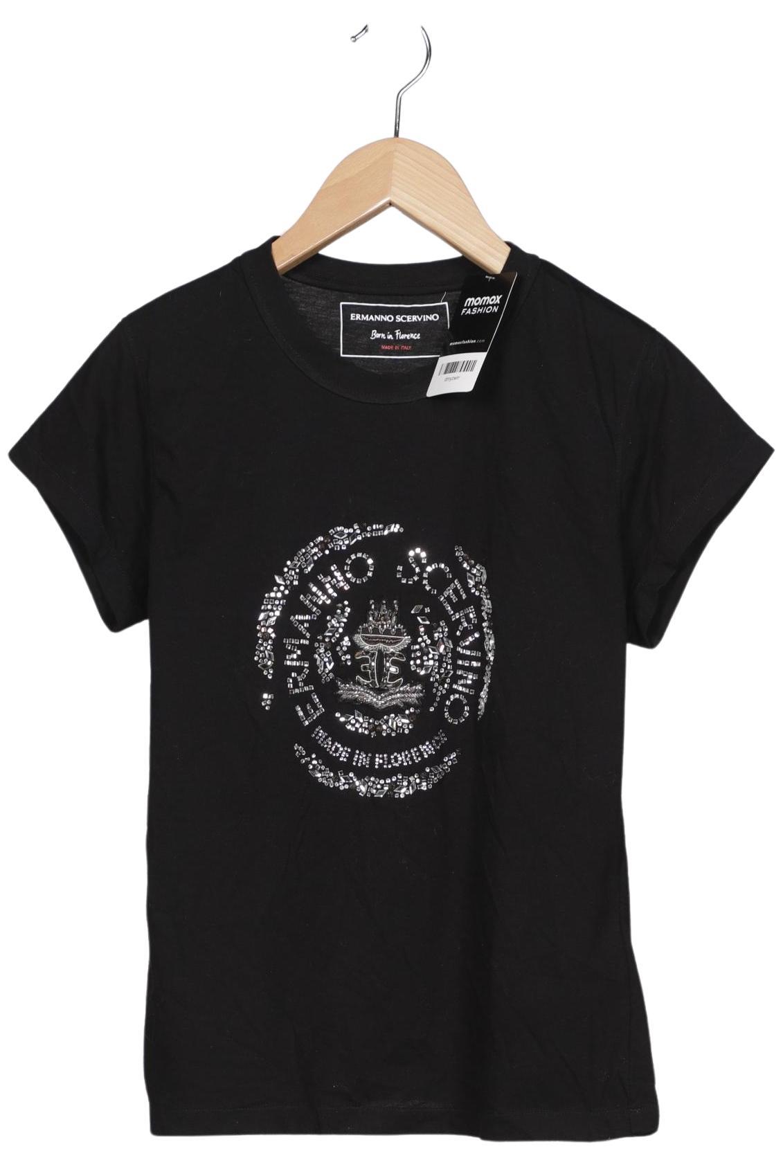 

Ermanno Scervino Damen T-Shirt, schwarz, Gr. 36