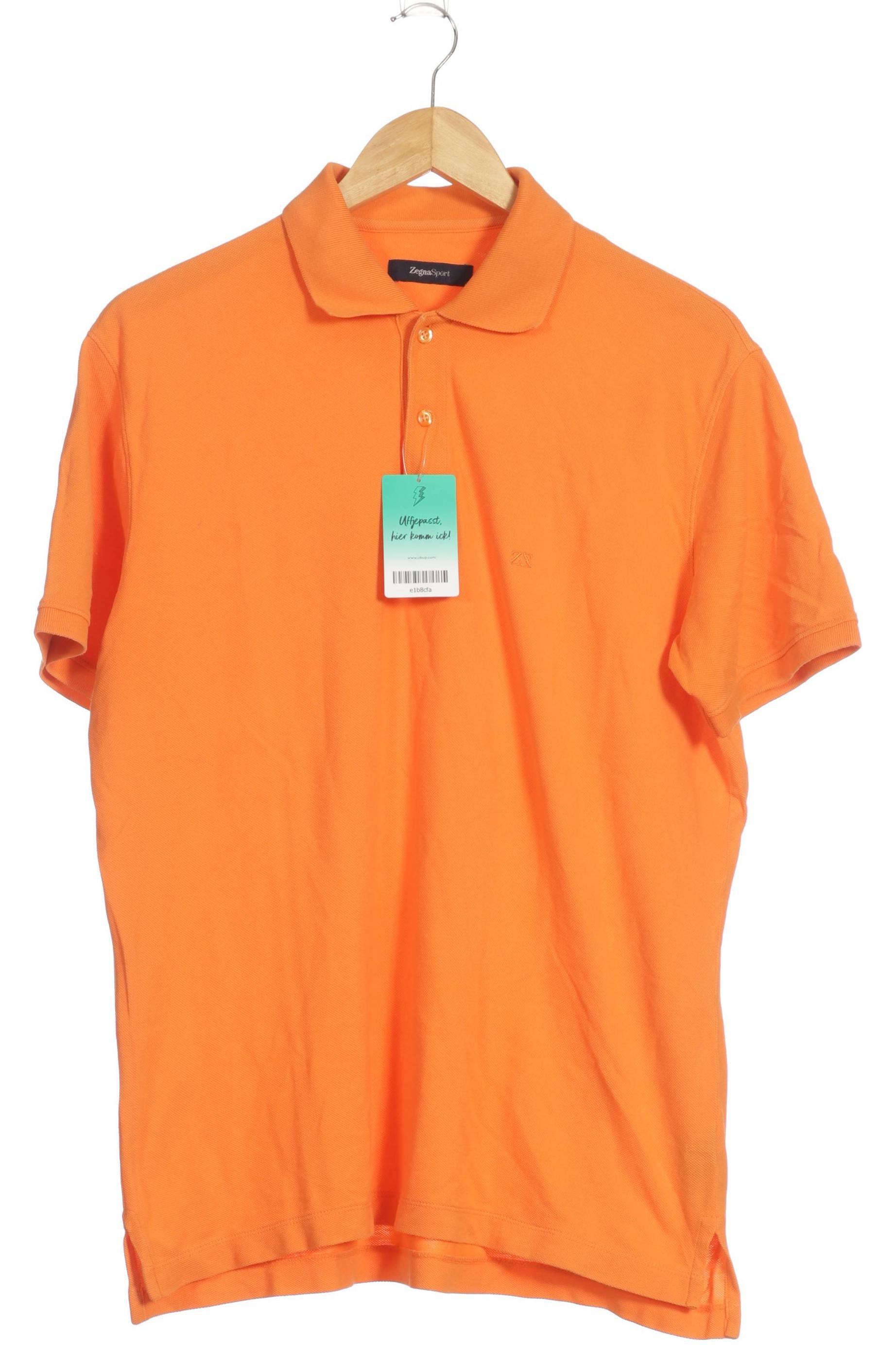 

Ermenegildo Zegna Herren Poloshirt, orange, Gr.
