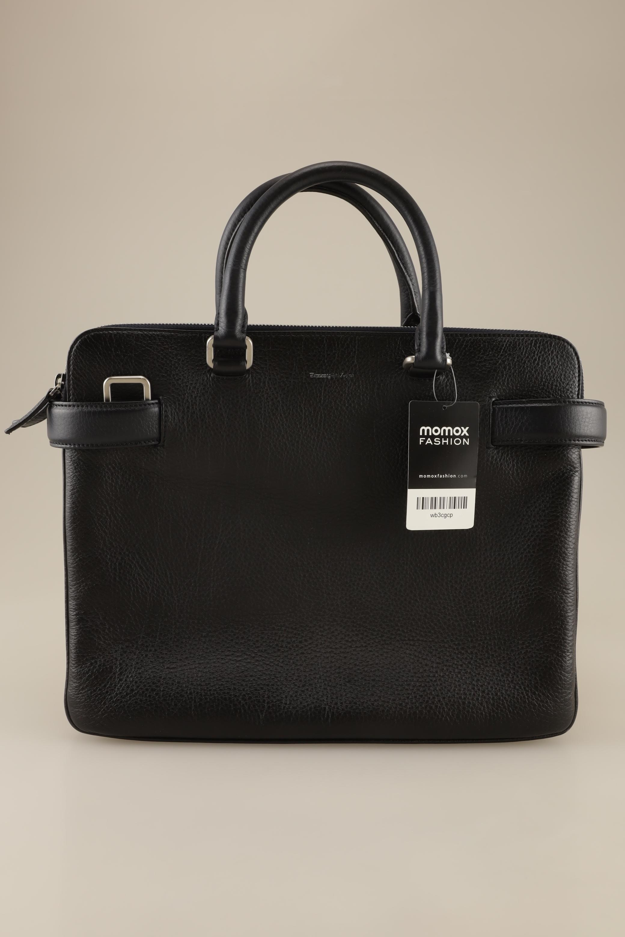 

Ermenegildo Zegna Herren Tasche, schwarz, Gr.