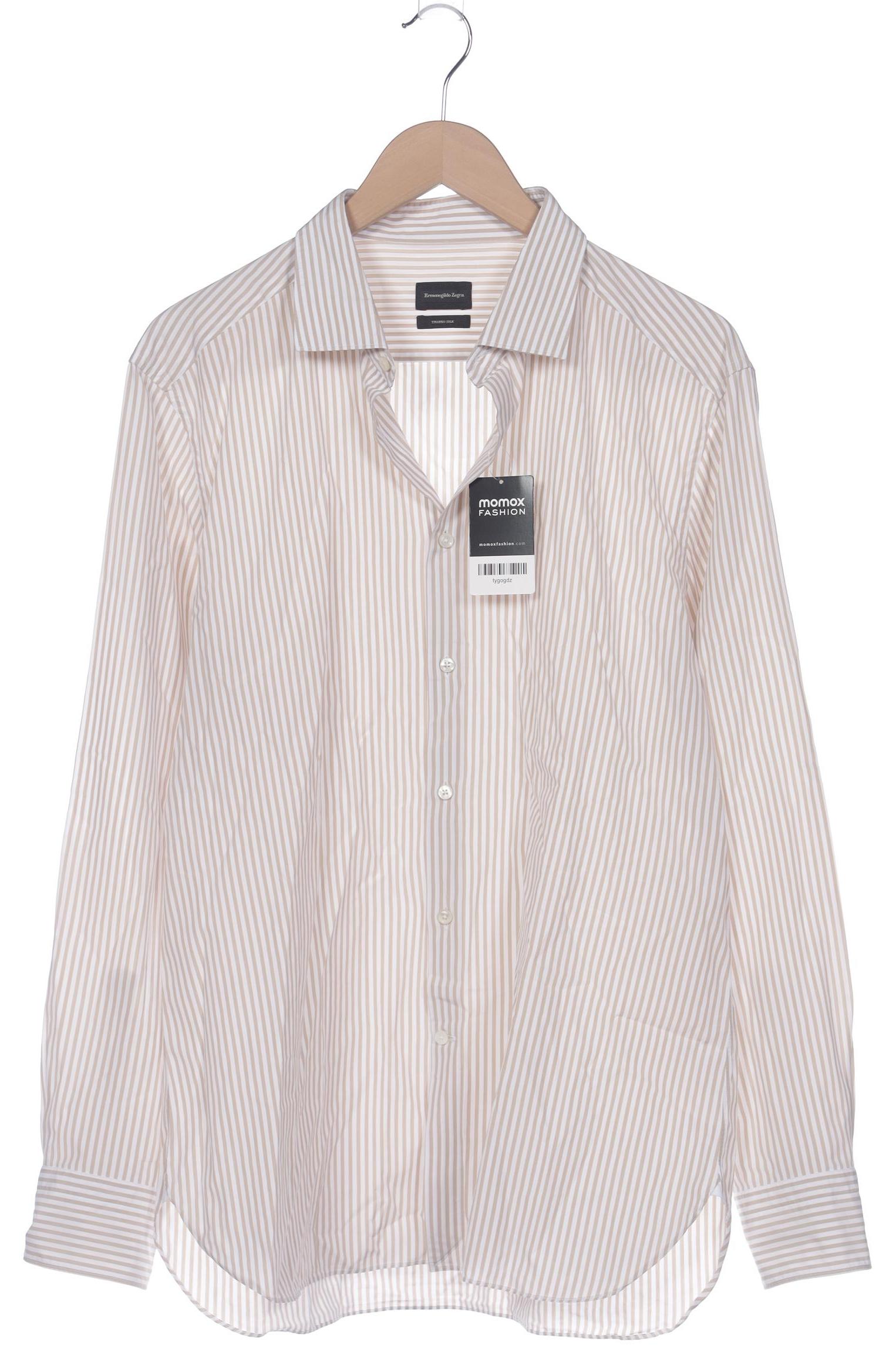 

Ermenegildo Zegna Herren Hemd, beige, Gr. 56