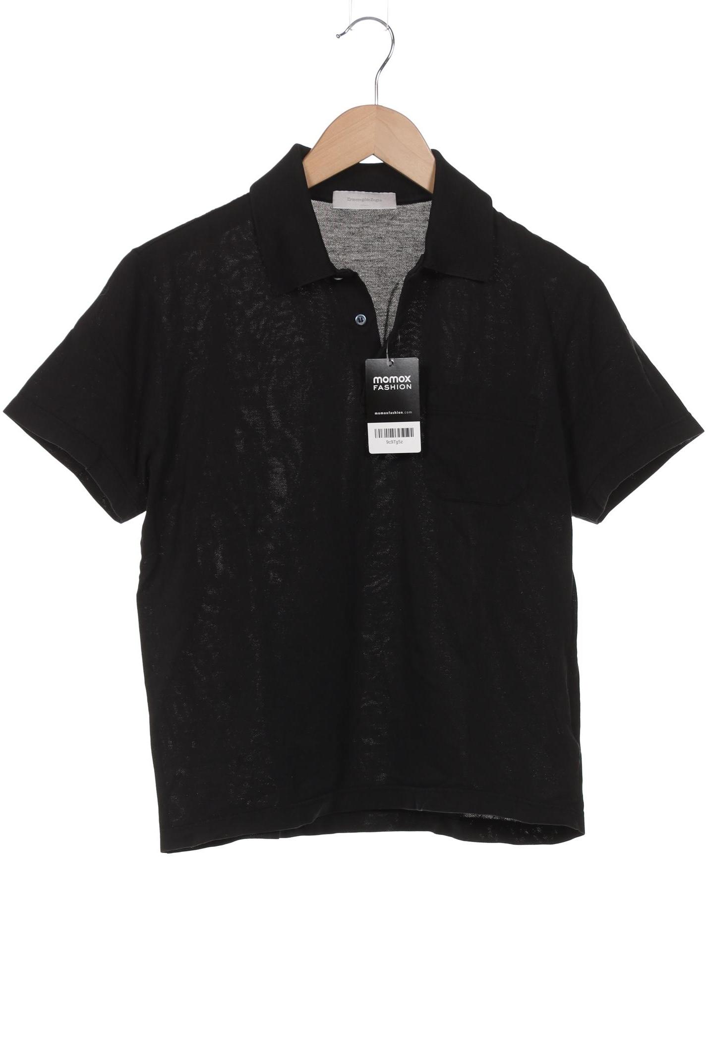 Thumbnail - Ermenegildo Zegna Herren Poloshirt, schwarz, Gr. 46