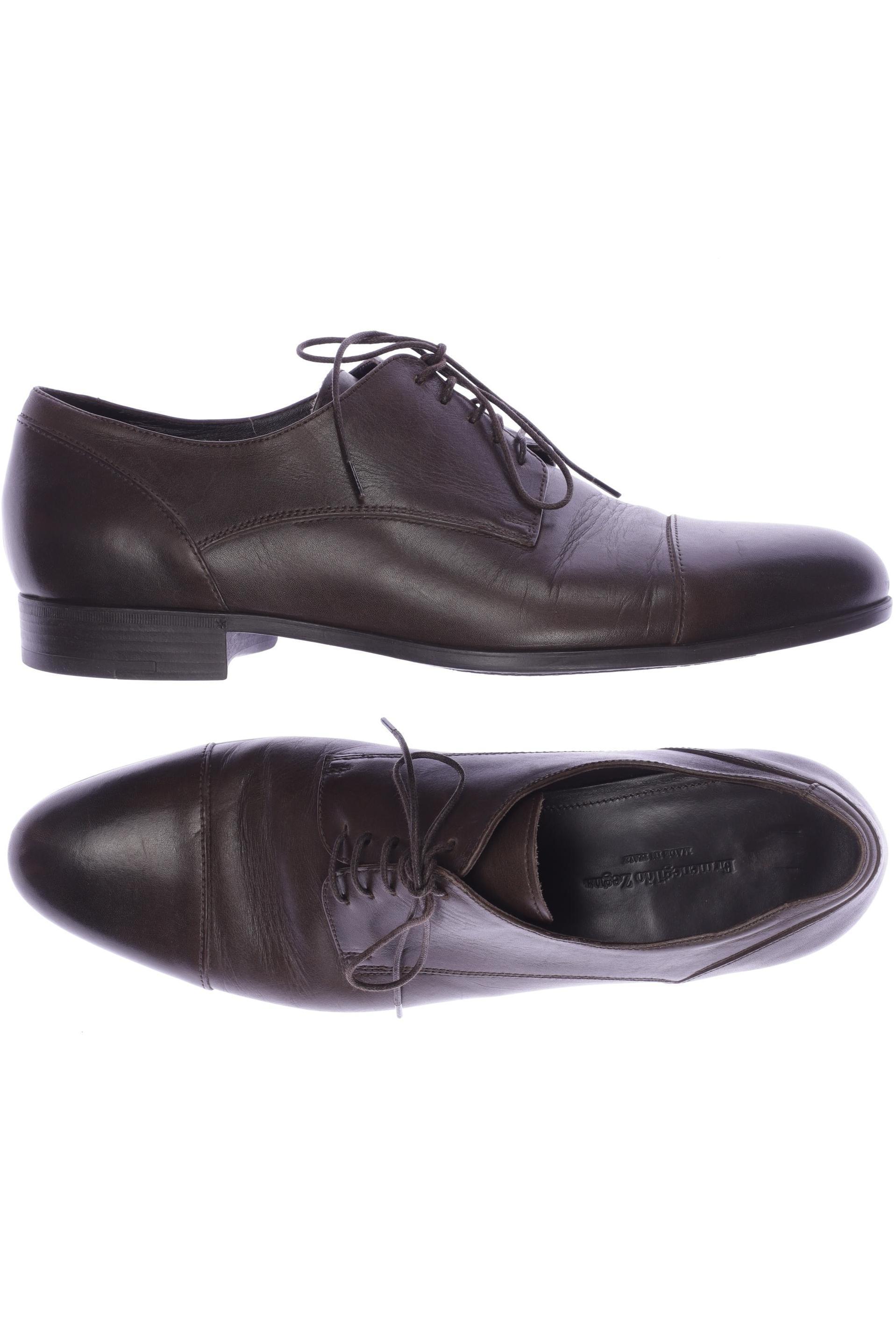 

Ermenegildo Zegna Herren Halbschuh, braun, Gr. 7.5