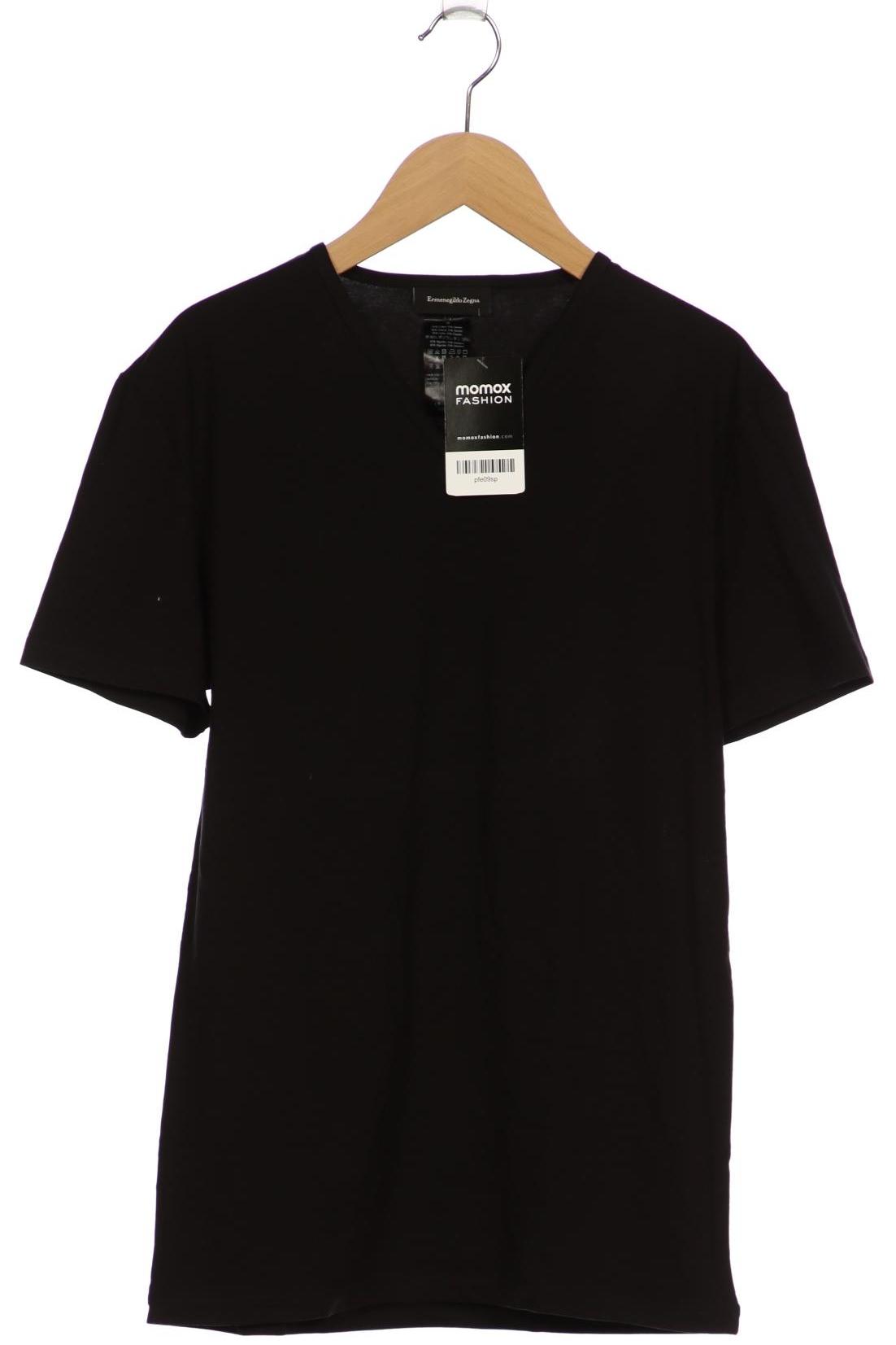 

Ermenegildo Zegna Herren T-Shirt, schwarz, Gr. 52