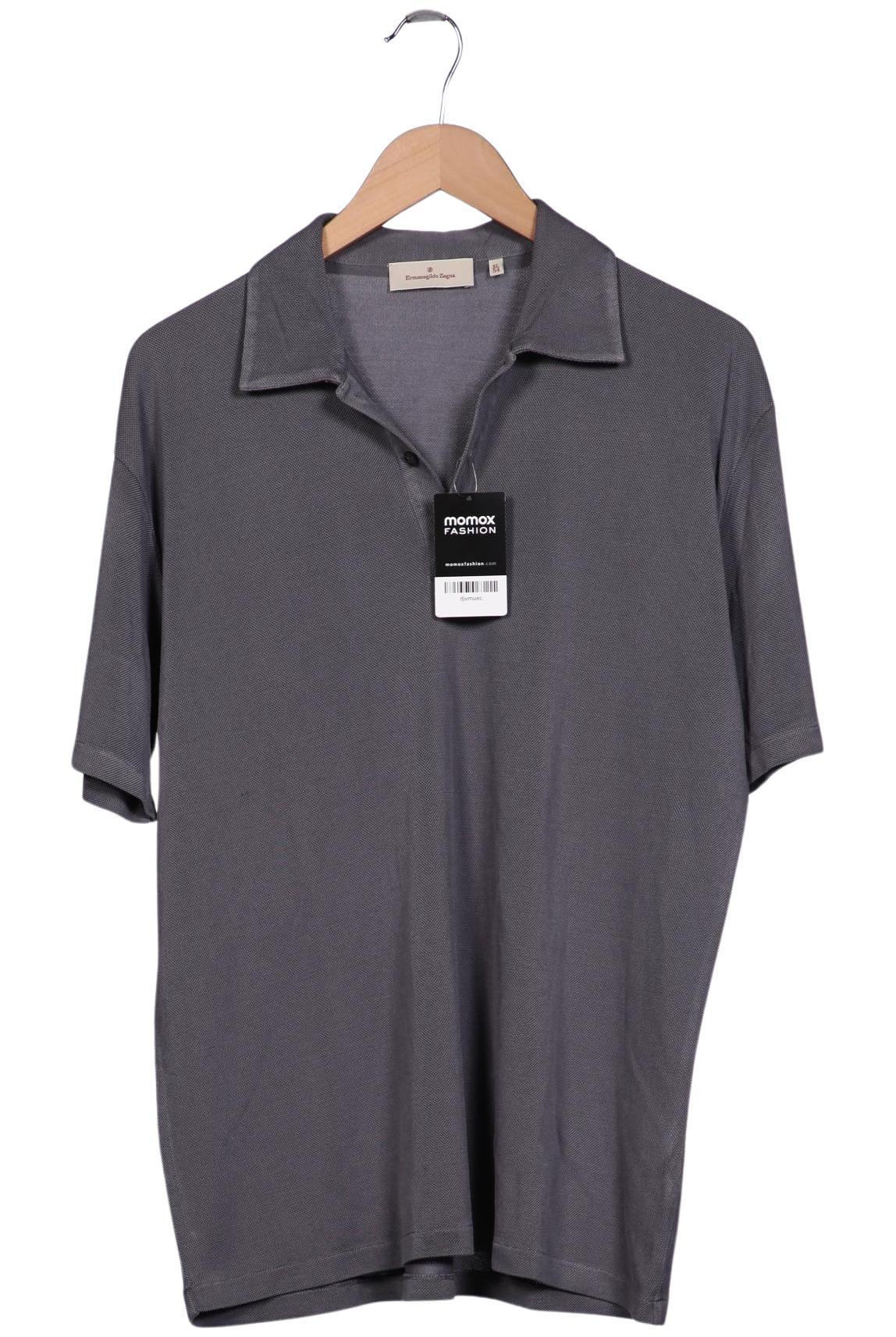 

Ermenegildo Zegna Herren Poloshirt, grau, Gr. 54