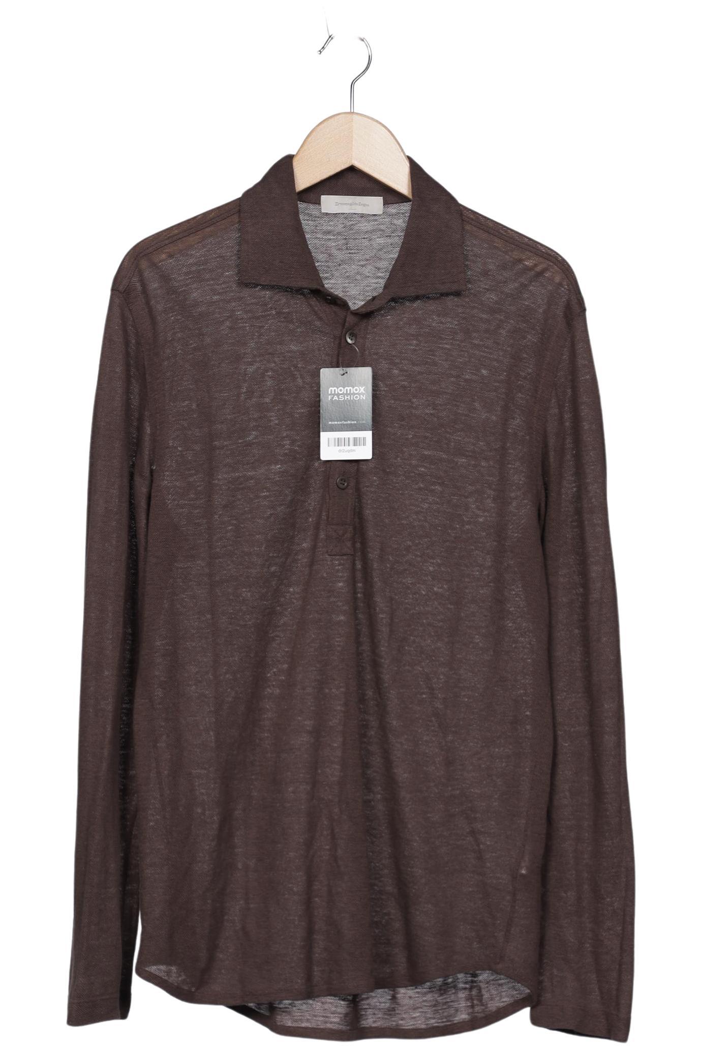 Thumbnail - Ermenegildo Zegna Herren Poloshirt, braun, Gr. 48