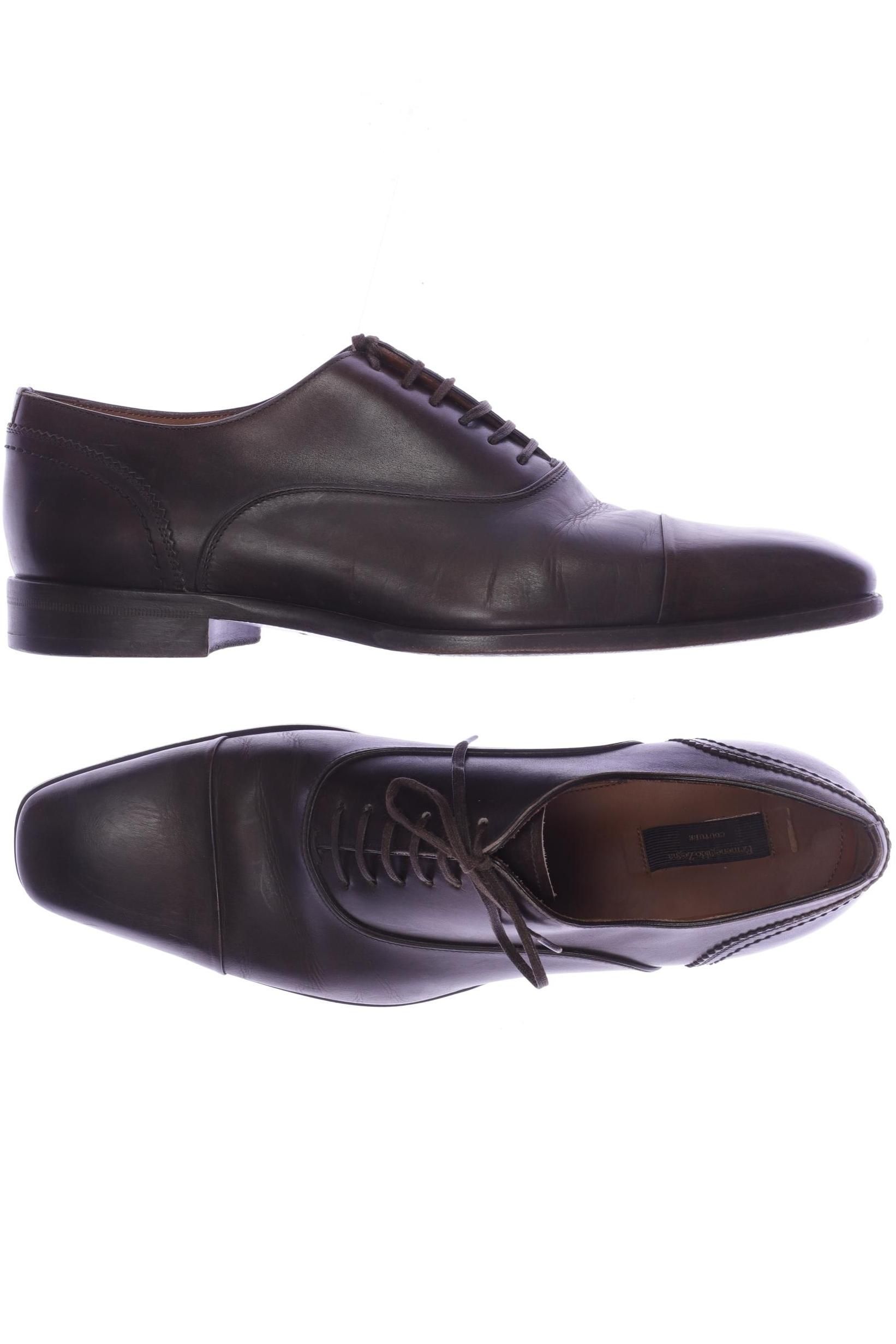 

Ermenegildo Zegna Herren Halbschuh, braun, Gr. 9