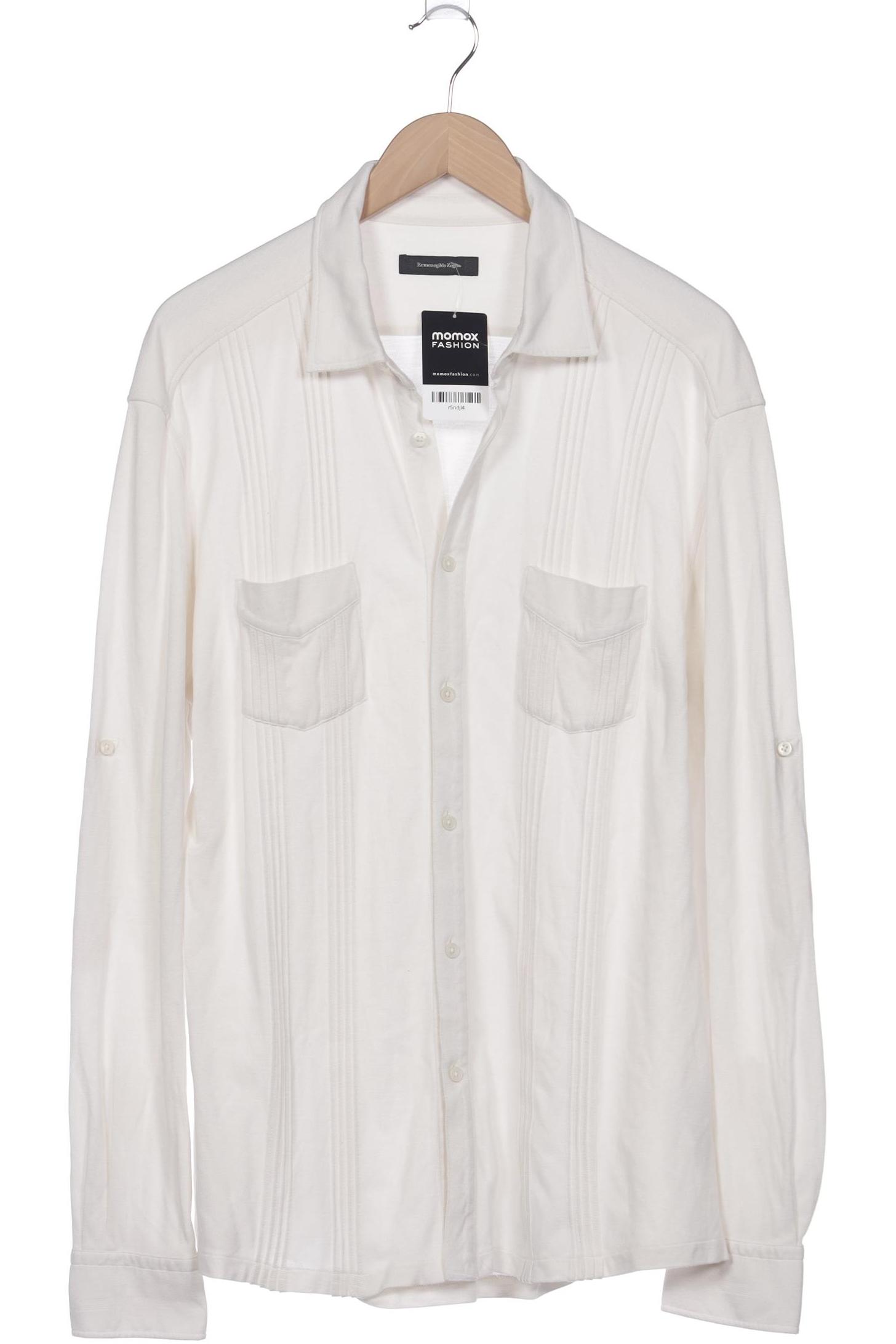 

Ermenegildo Zegna Herren Hemd, weiß, Gr. 56