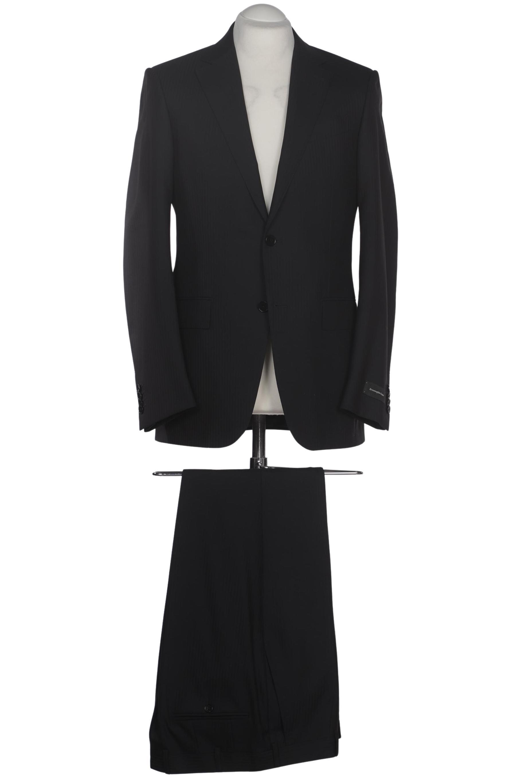 

Ermenegildo Zegna Herren Anzug, schwarz, Gr. 46