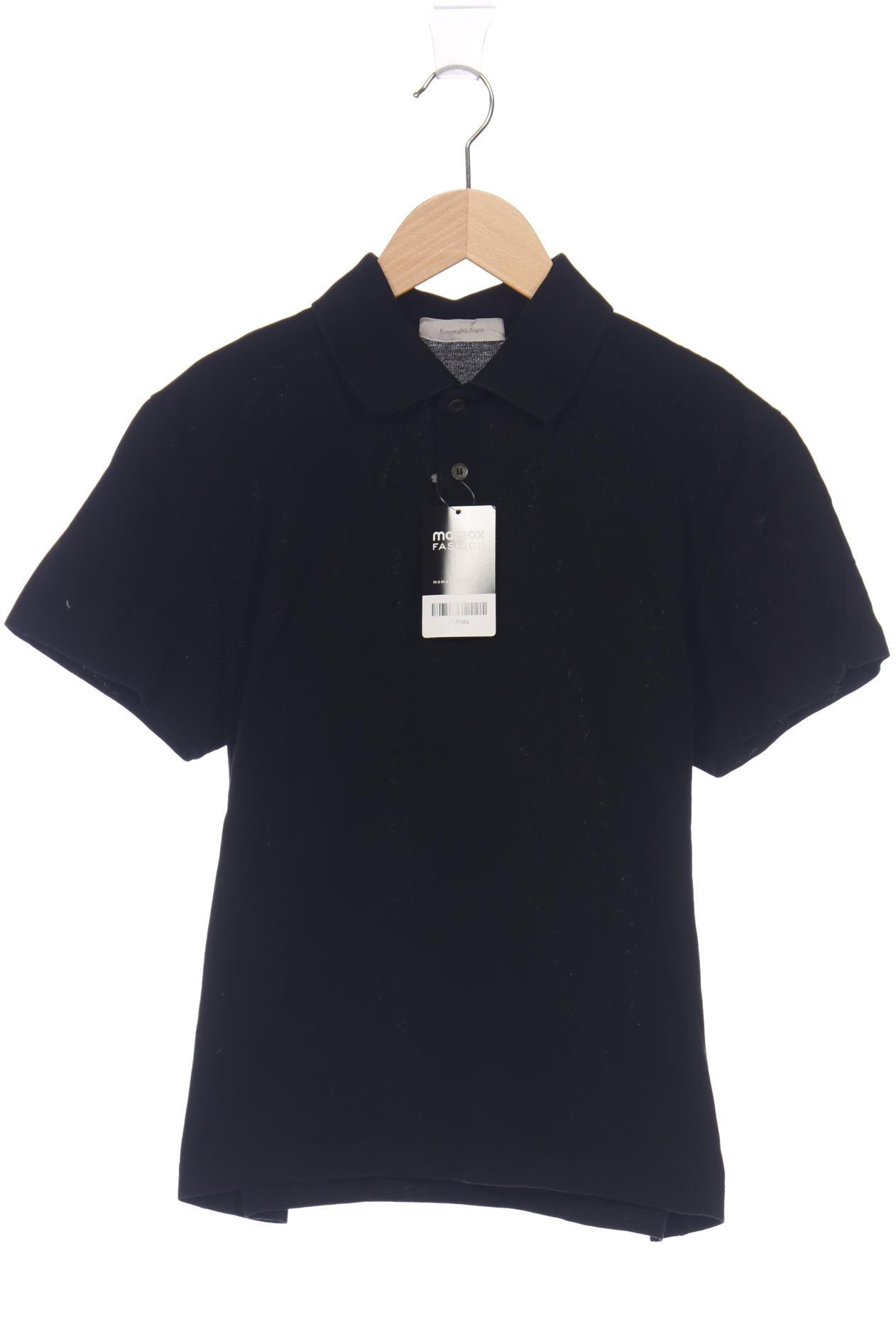 

Ermenegildo Zegna Herren Poloshirt, schwarz, Gr. 46