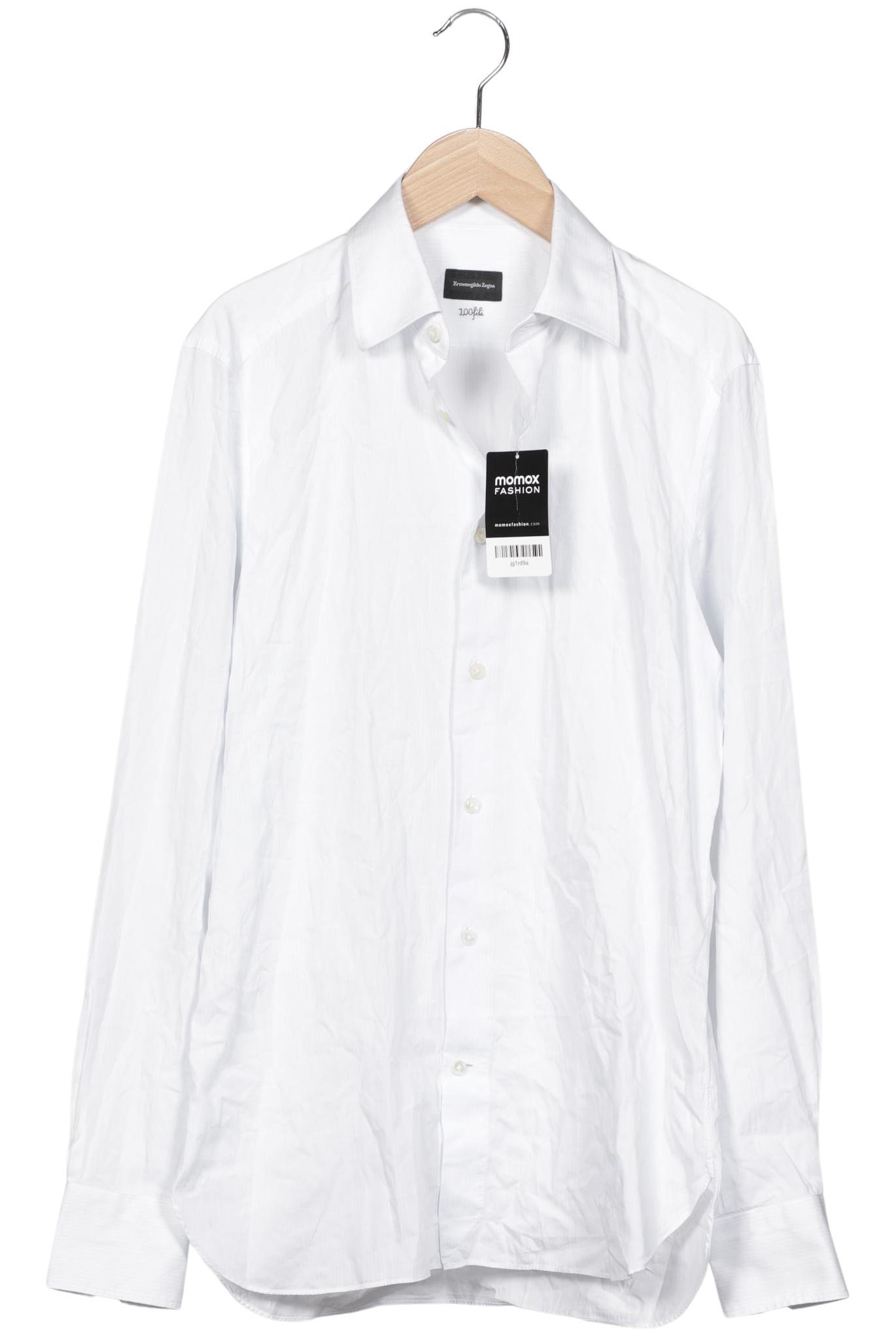 

Ermenegildo Zegna Herren Hemd, weiß, Gr. 48