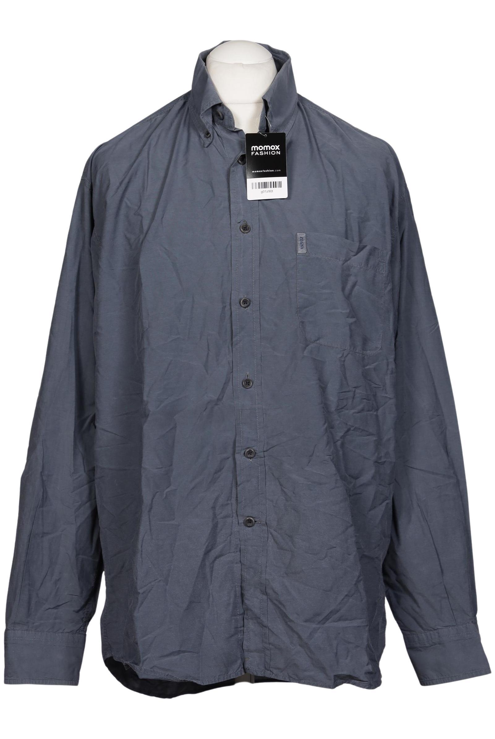

Ermenegildo Zegna Herren Hemd, blau, Gr. 52