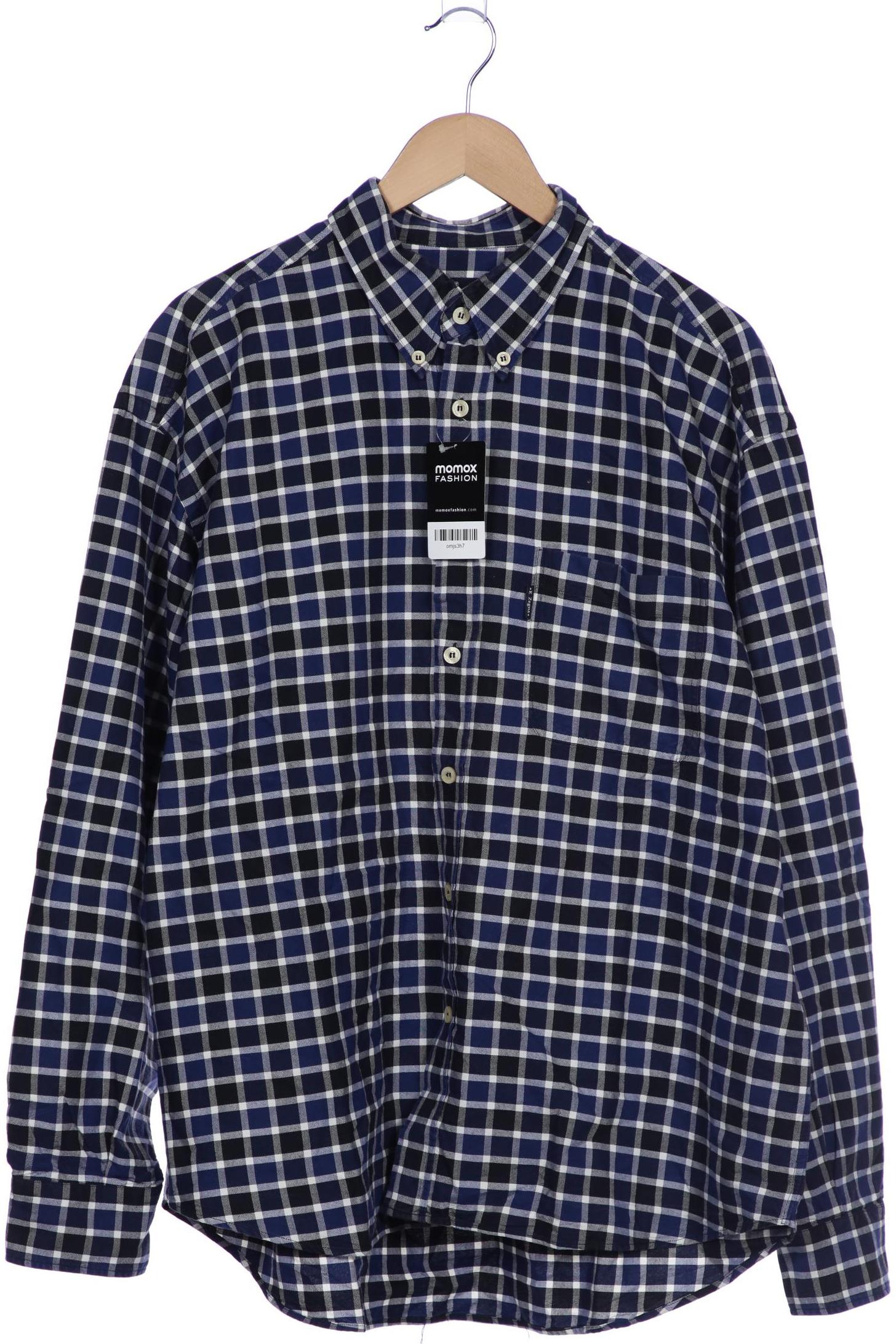 

Ermenegildo Zegna Herren Hemd, marineblau, Gr. 56