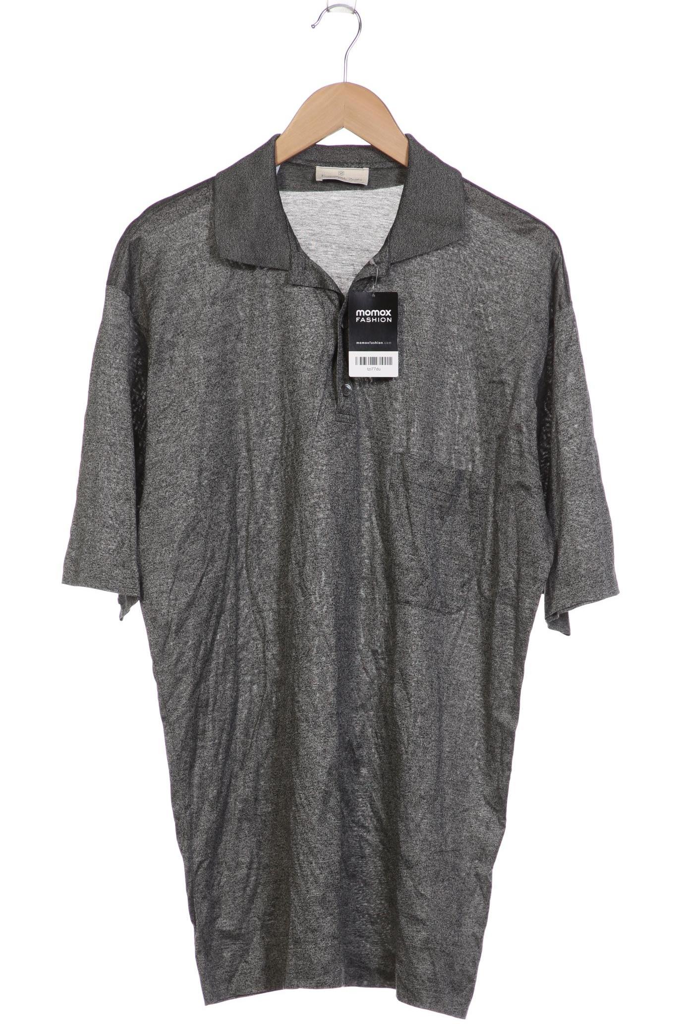 

Ermenegildo Zegna Herren Poloshirt, grau, Gr. 52