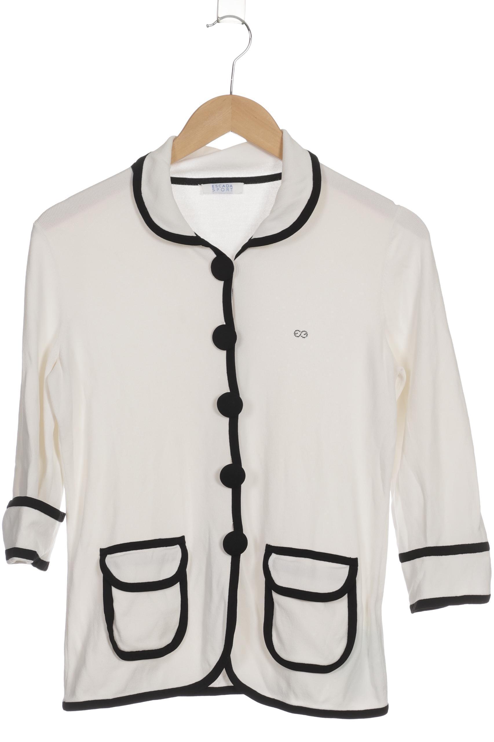 

Escada Sport Damen Strickjacke, weiß, Gr.