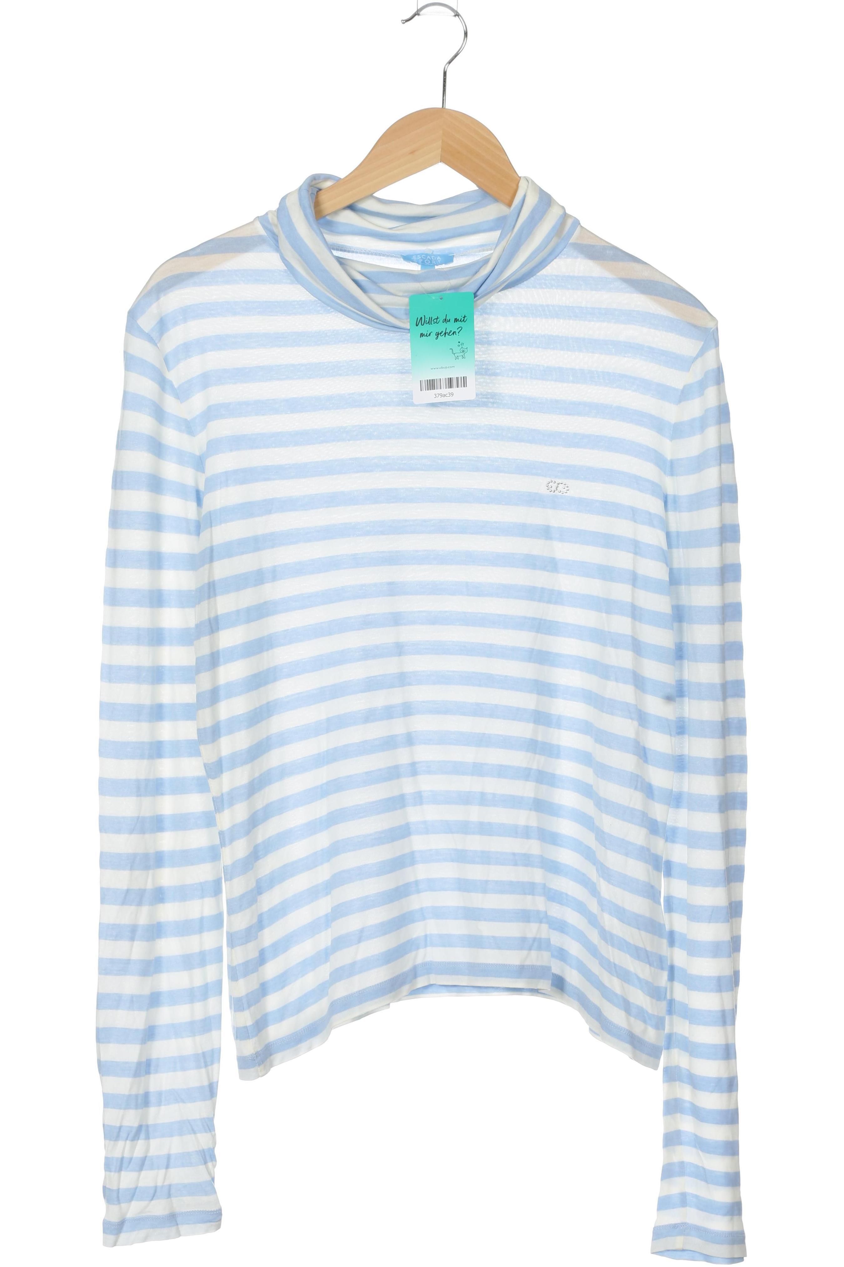 

Escada Sport Damen Langarmshirt, blau, Gr.