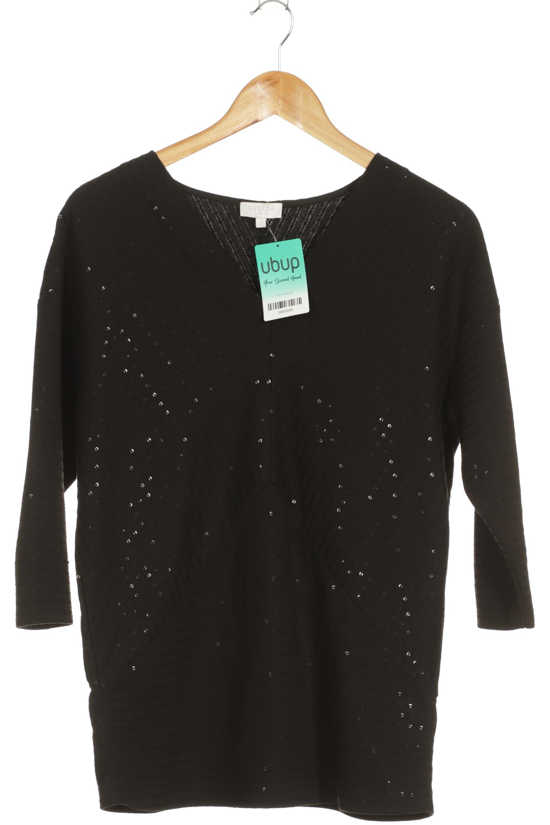 

Escada Sport Damen Langarmshirt, schwarz, Gr.