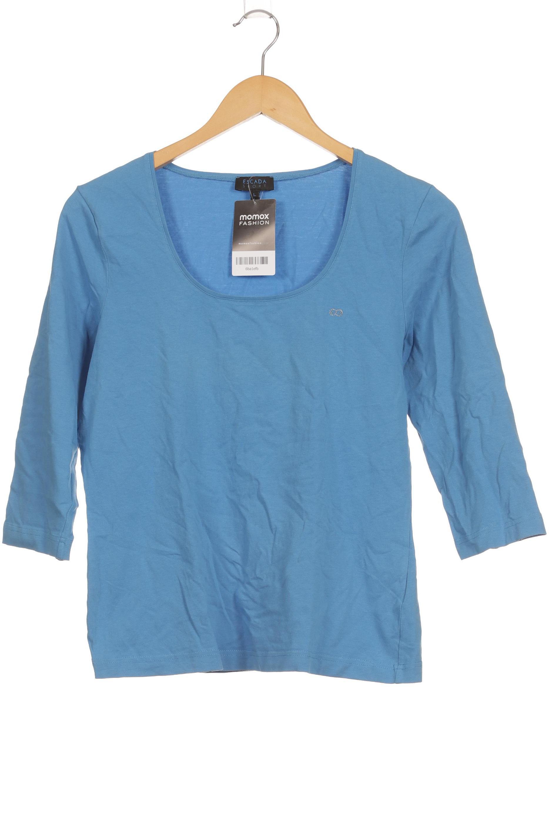 

Escada Sport Damen Langarmshirt, blau, Gr.