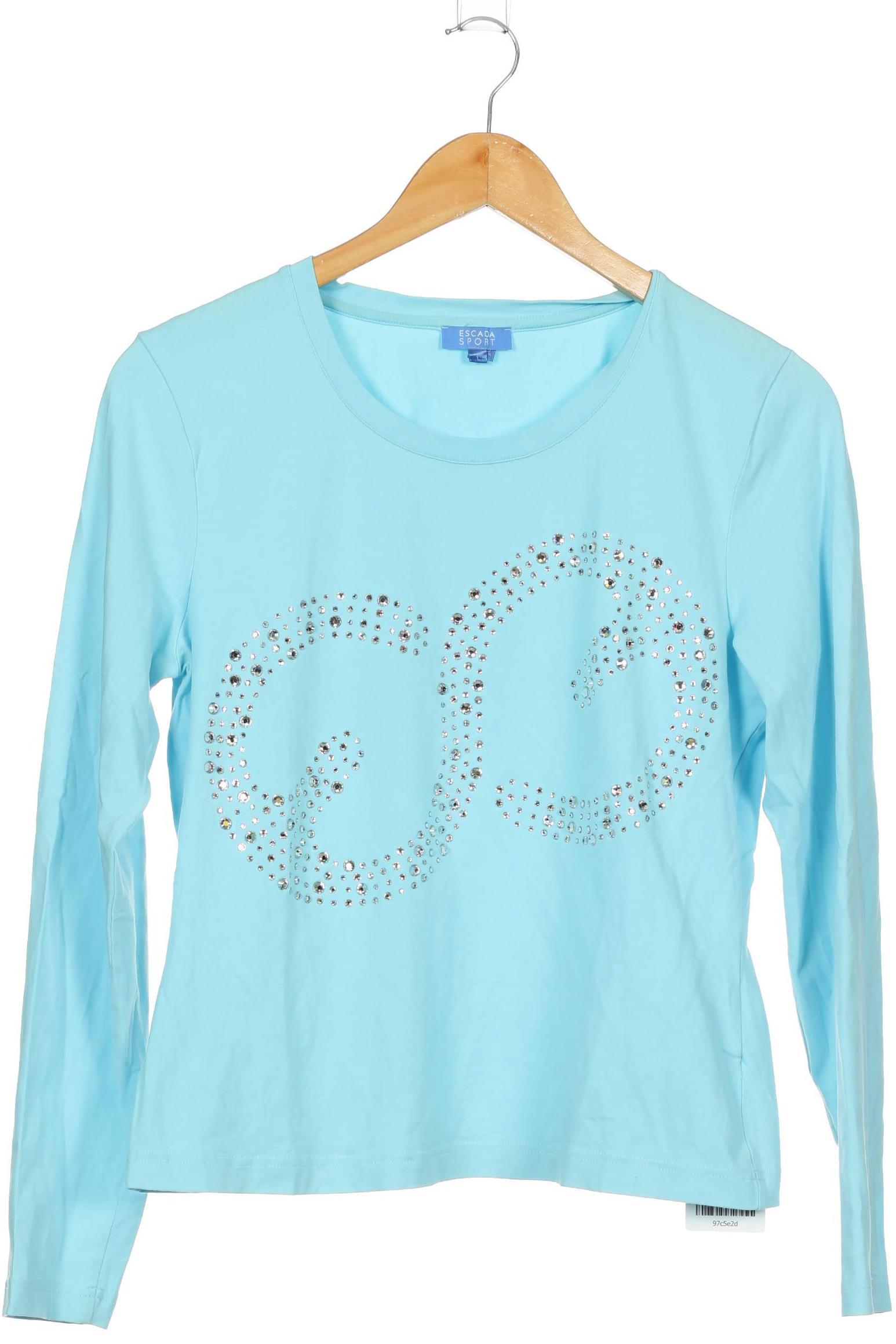 

Escada Sport Damen Langarmshirt, blau, Gr.