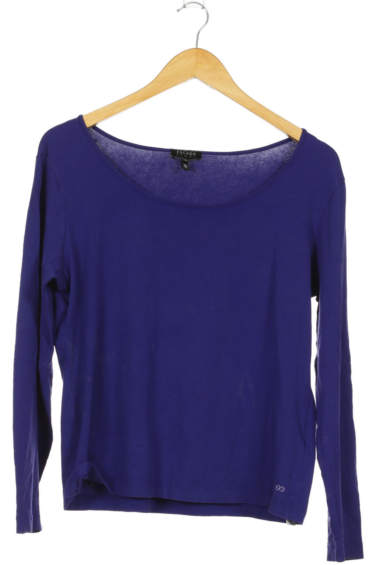 

Escada Sport Damen Langarmshirt, blau, Gr.