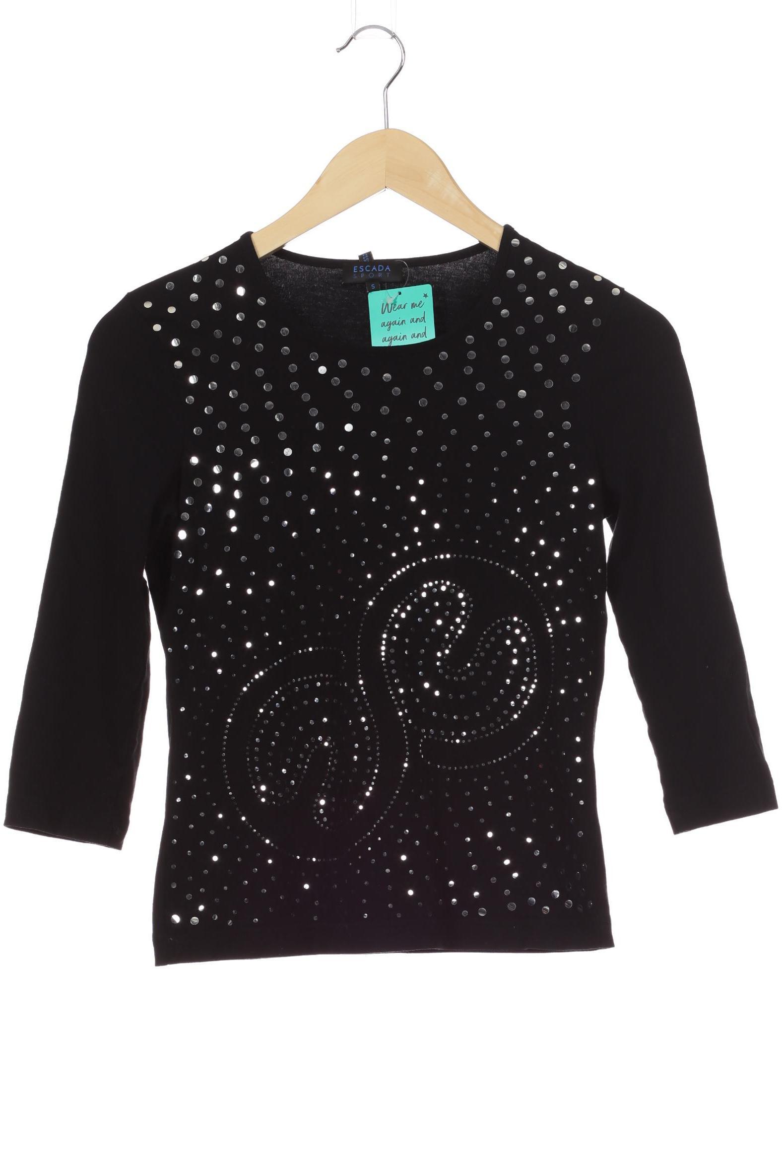 

Escada Sport Damen Langarmshirt, schwarz, Gr.