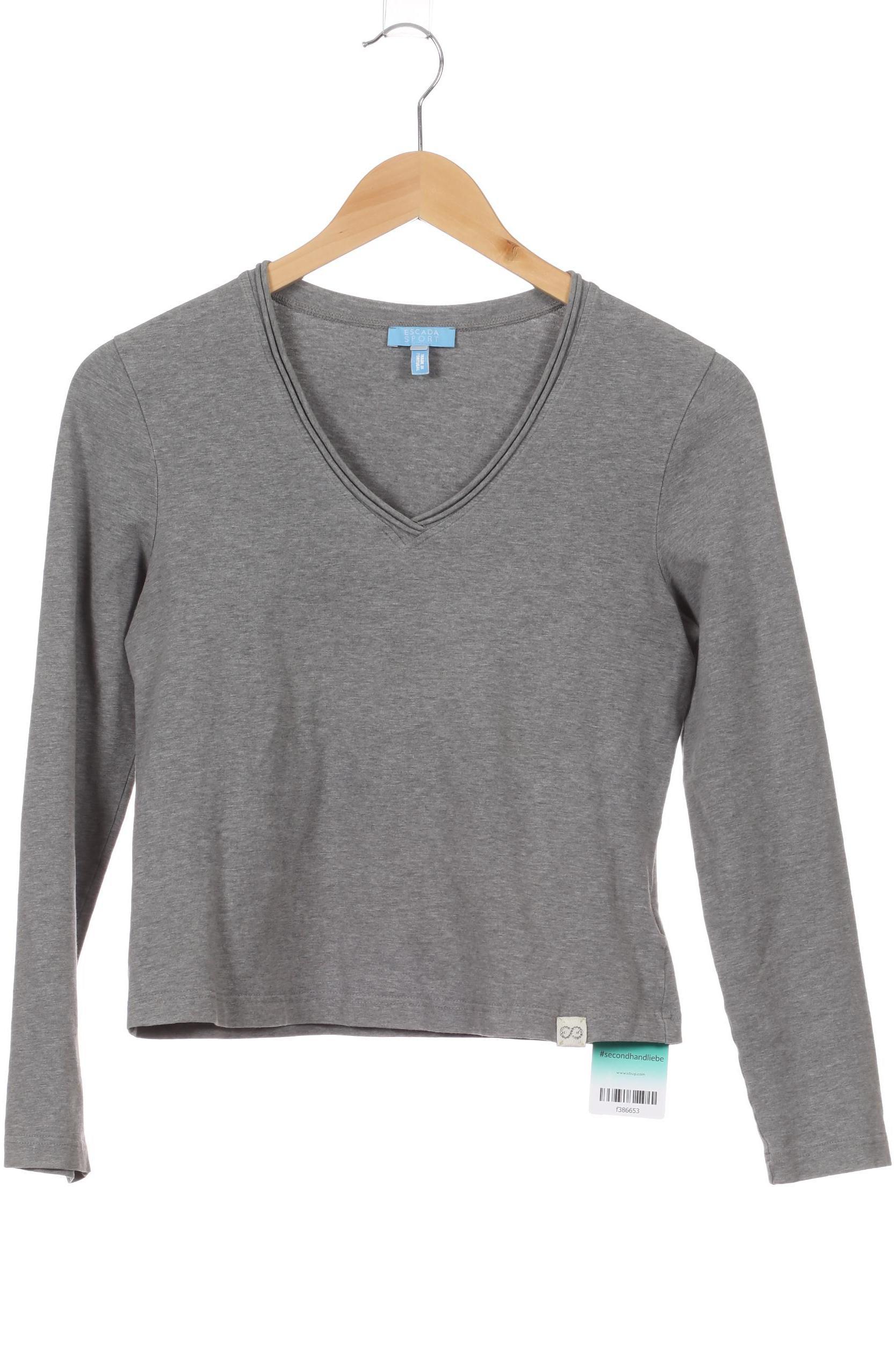 

Escada Sport Damen Langarmshirt, grau, Gr.